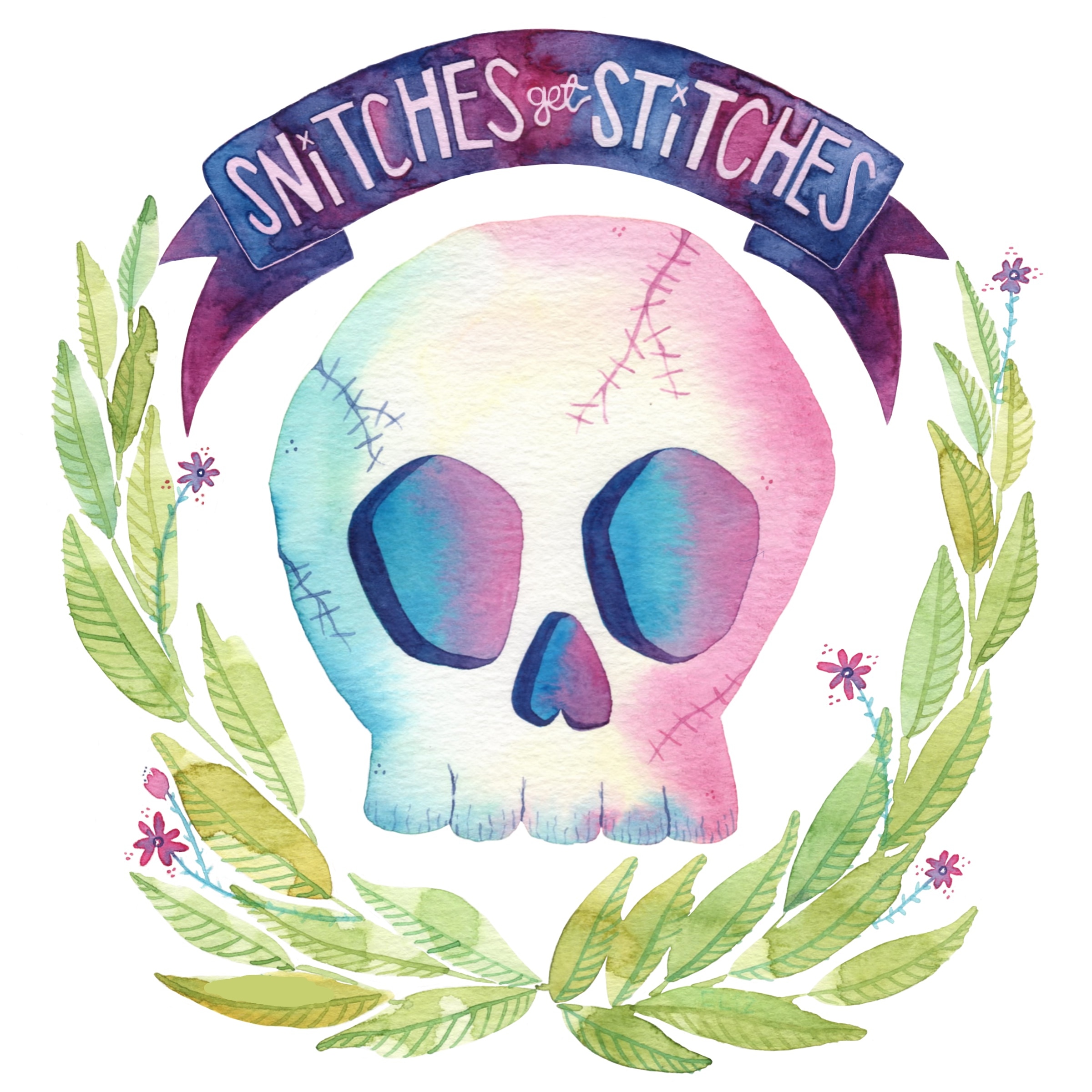 Snitches get Stitches r/Watercolor