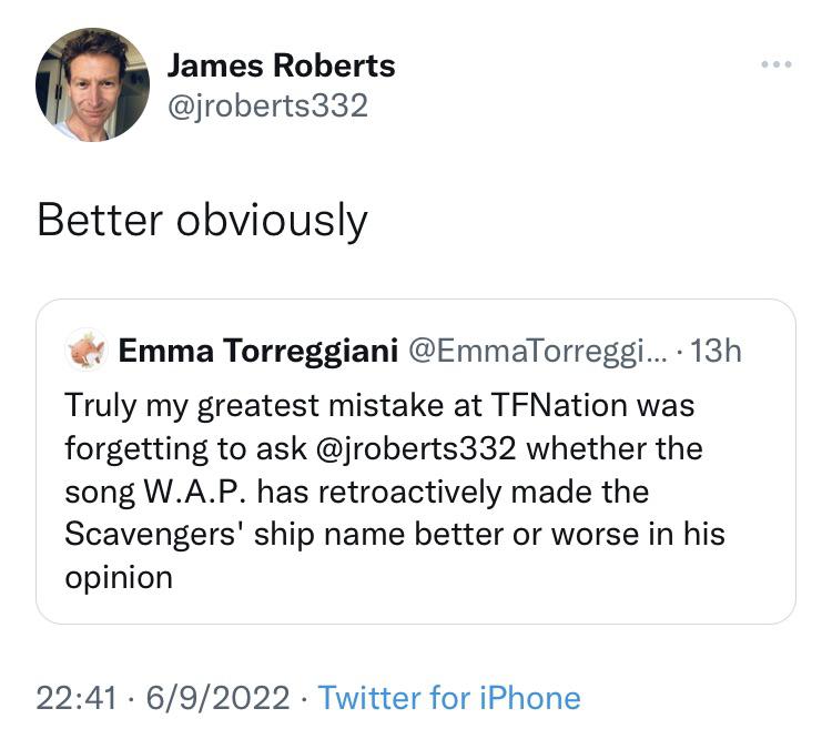 James Roberts is a treasure r/transformers
