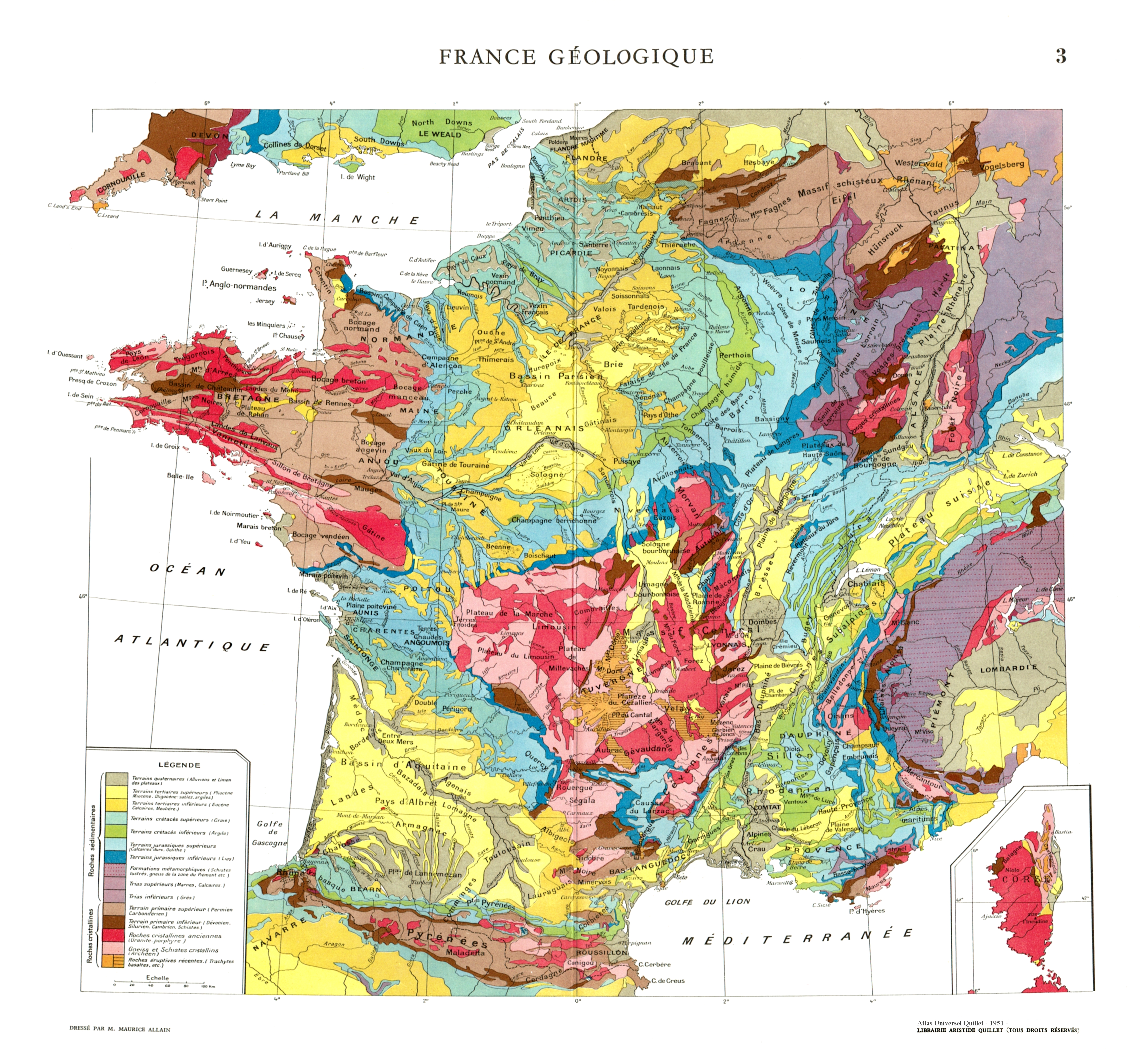 The Best Carte Geologique France 2023 Geology of France ( carte géologique de la France ) 5038 x 4687 MapPorn