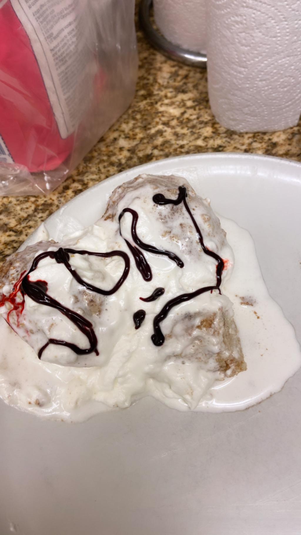 apparently you’re supposed to let food cool before applying any kind of