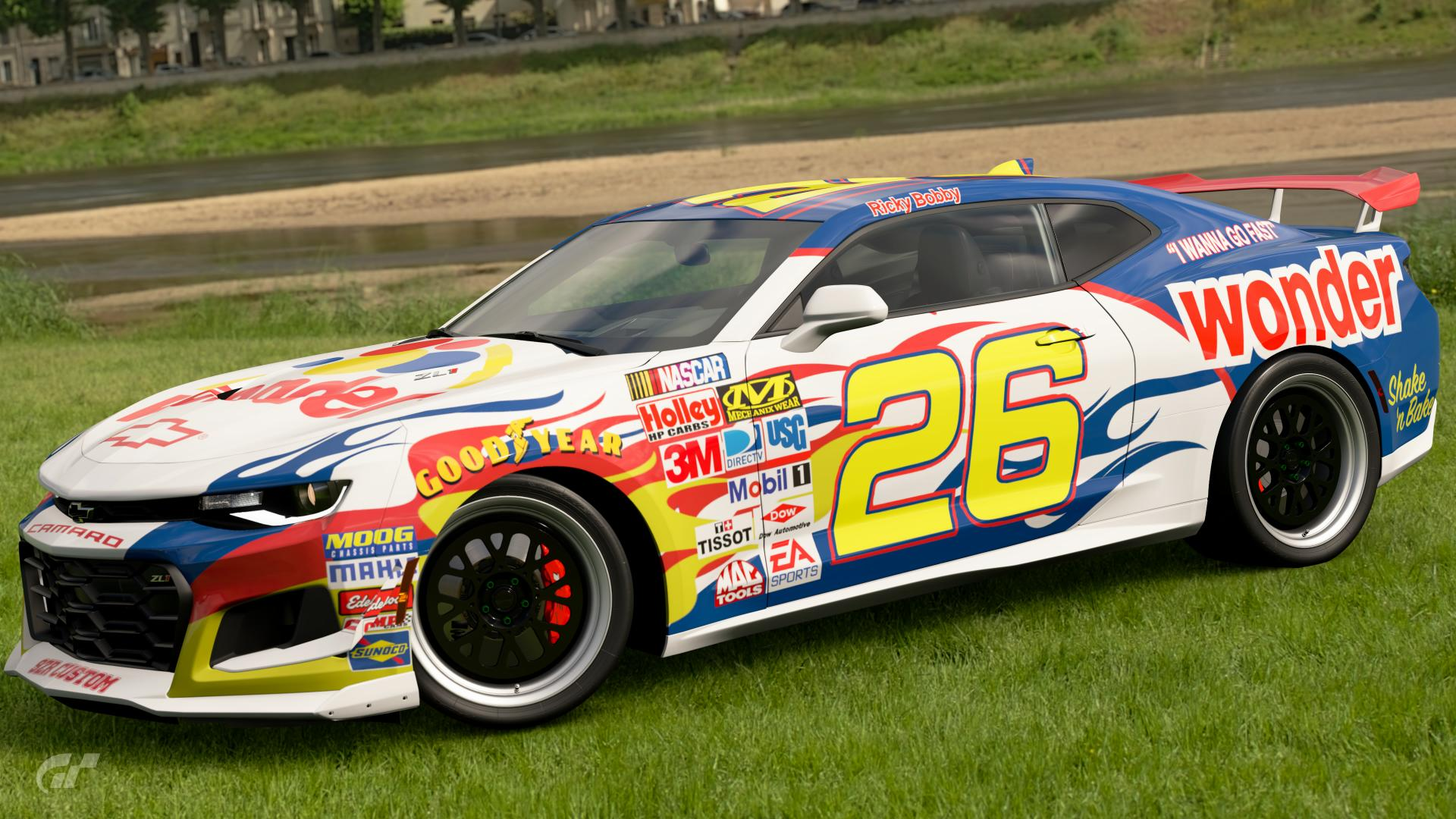 Ricky Bobby tribute car. "I wanna go fast!" GranTurismoSport