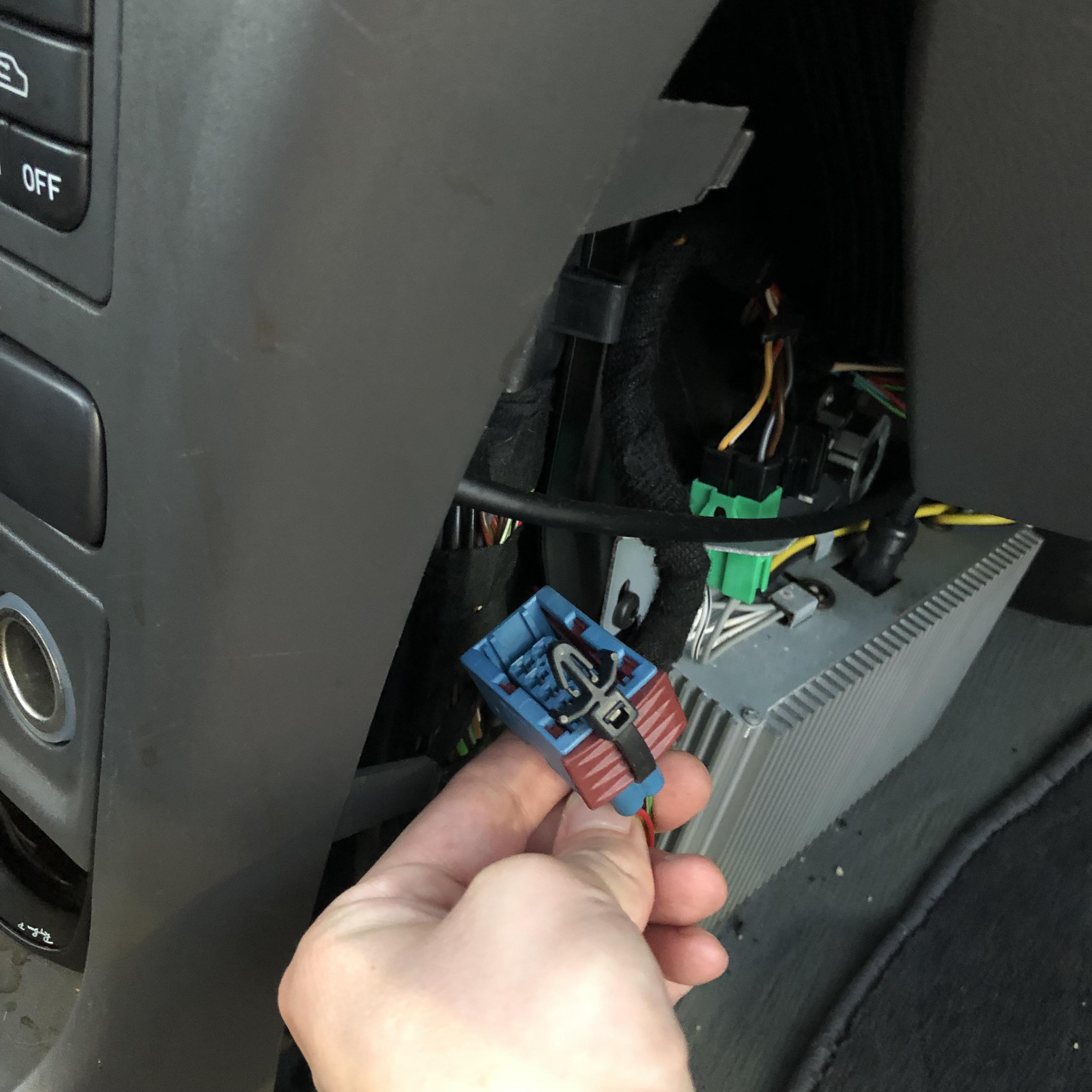 Any idea what this connector is behind my passenger side kick panel, OG