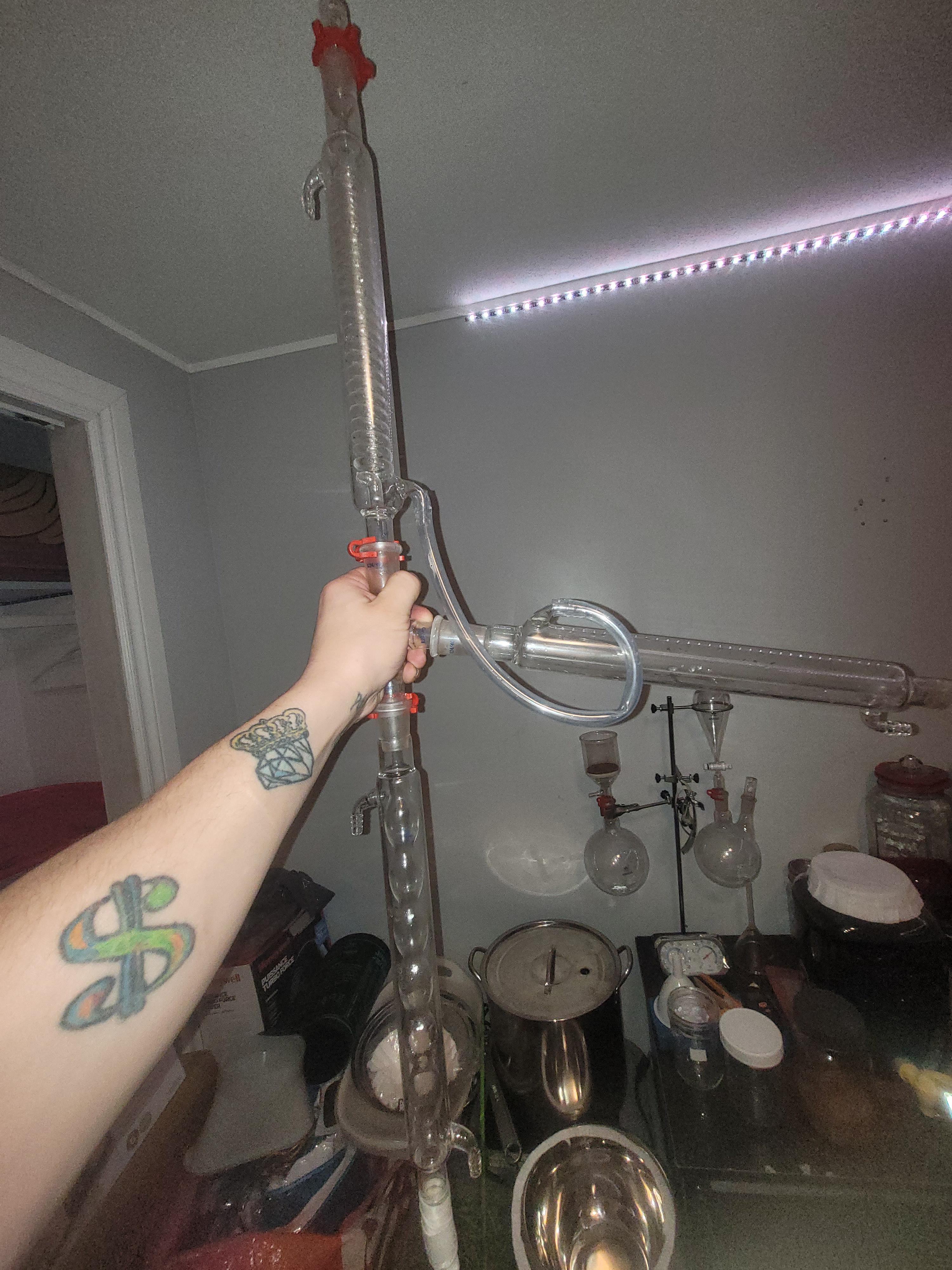 will this work as a reflux condenser, seeing as the water from the Liebig is going to the Graham