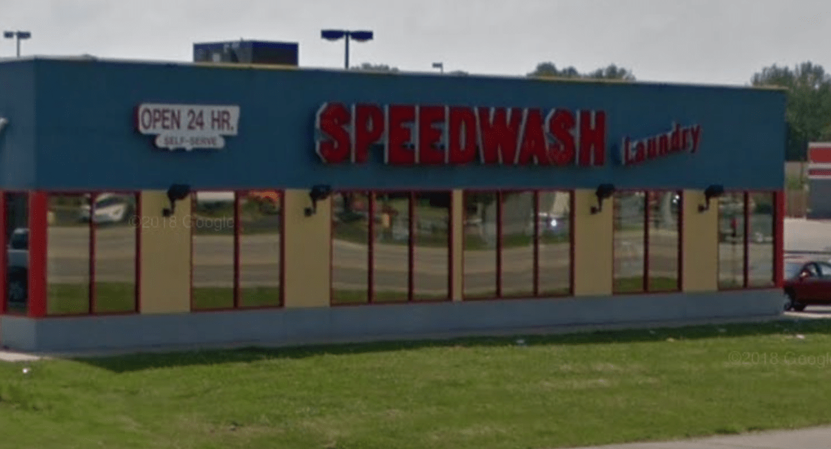 This Speedwash laundromat in an old Hollywood Video building, Paducah