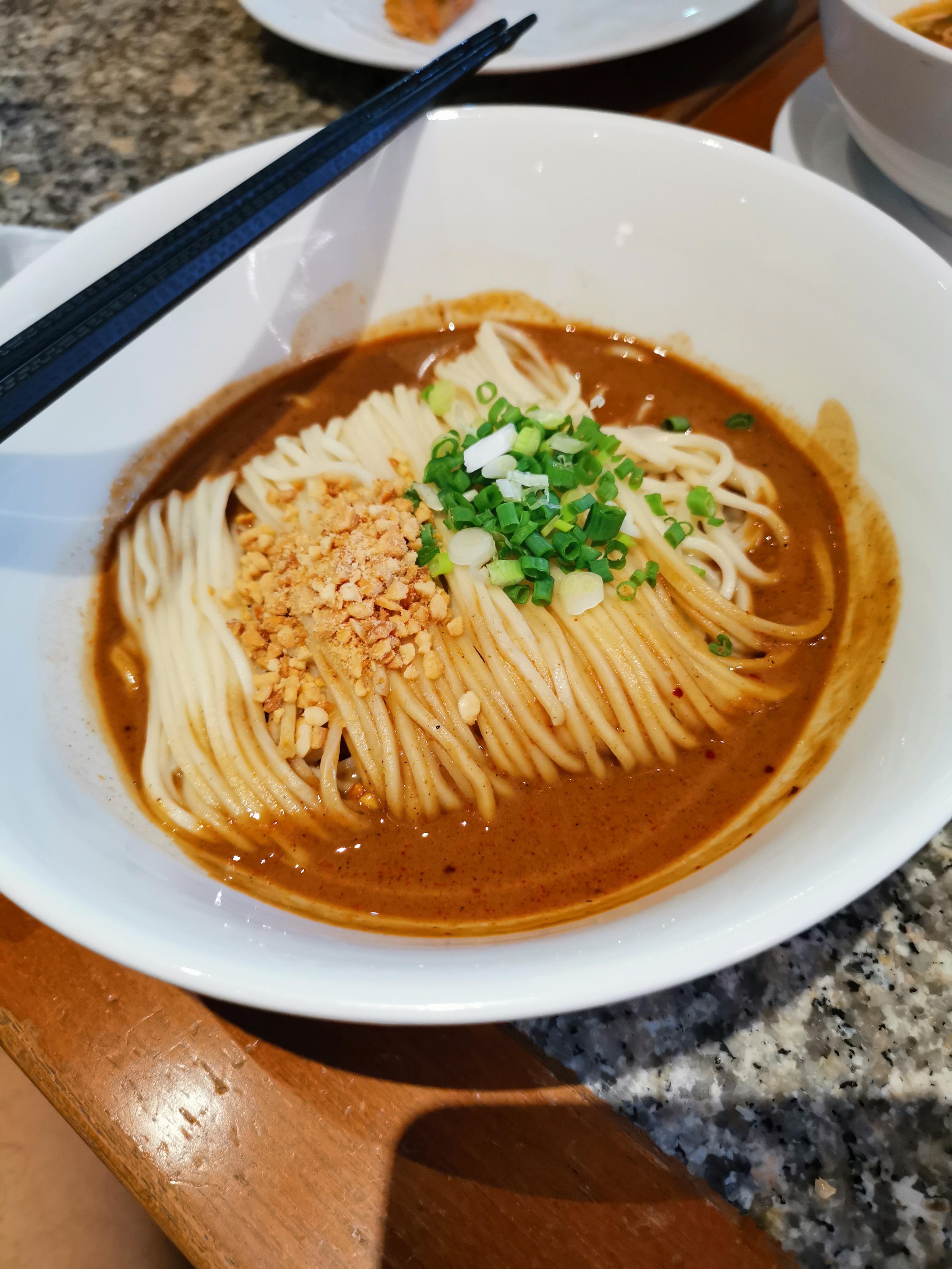 Din Tai Fung's dan dan noodle. The sauce is despite that it