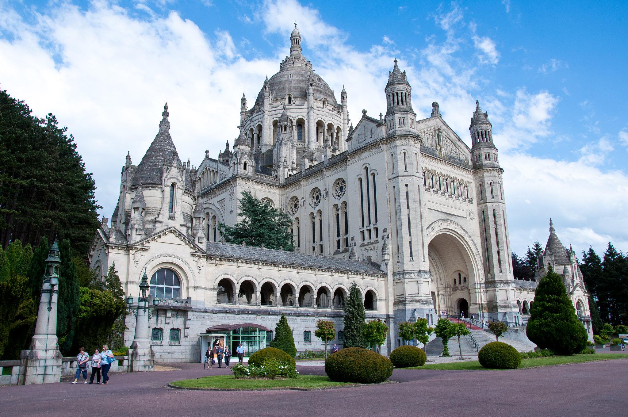 Basilica of SainteThérèse of Lisieux, Normandy, France r
