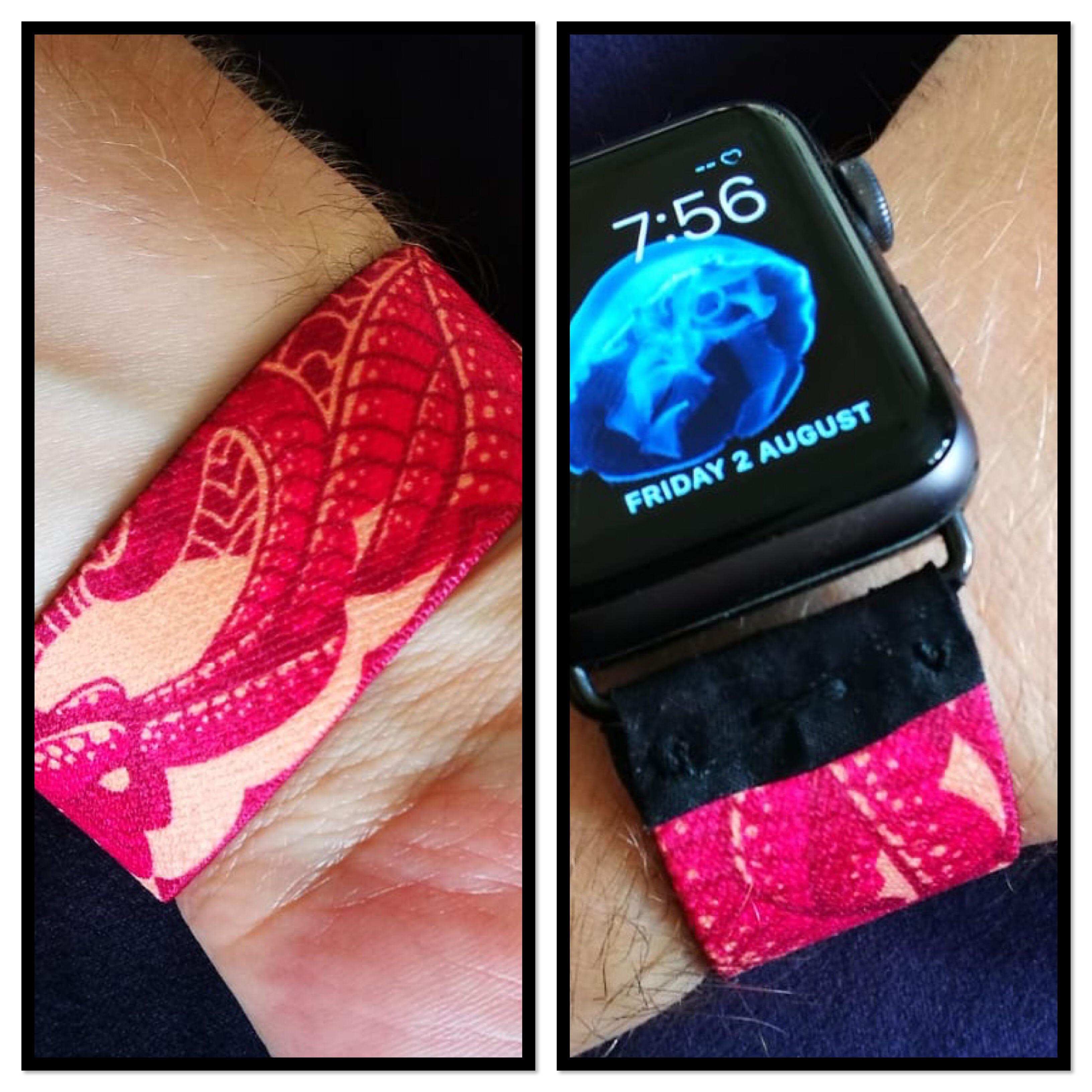 I turned a Zox strap into an Apple Watch strap. The next one will be
