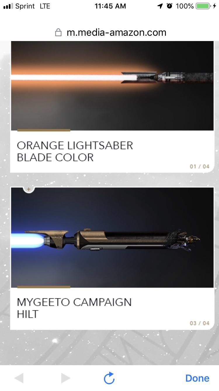 The orange lightsaber is canon again thanks to Jedi Fallen Order. Do