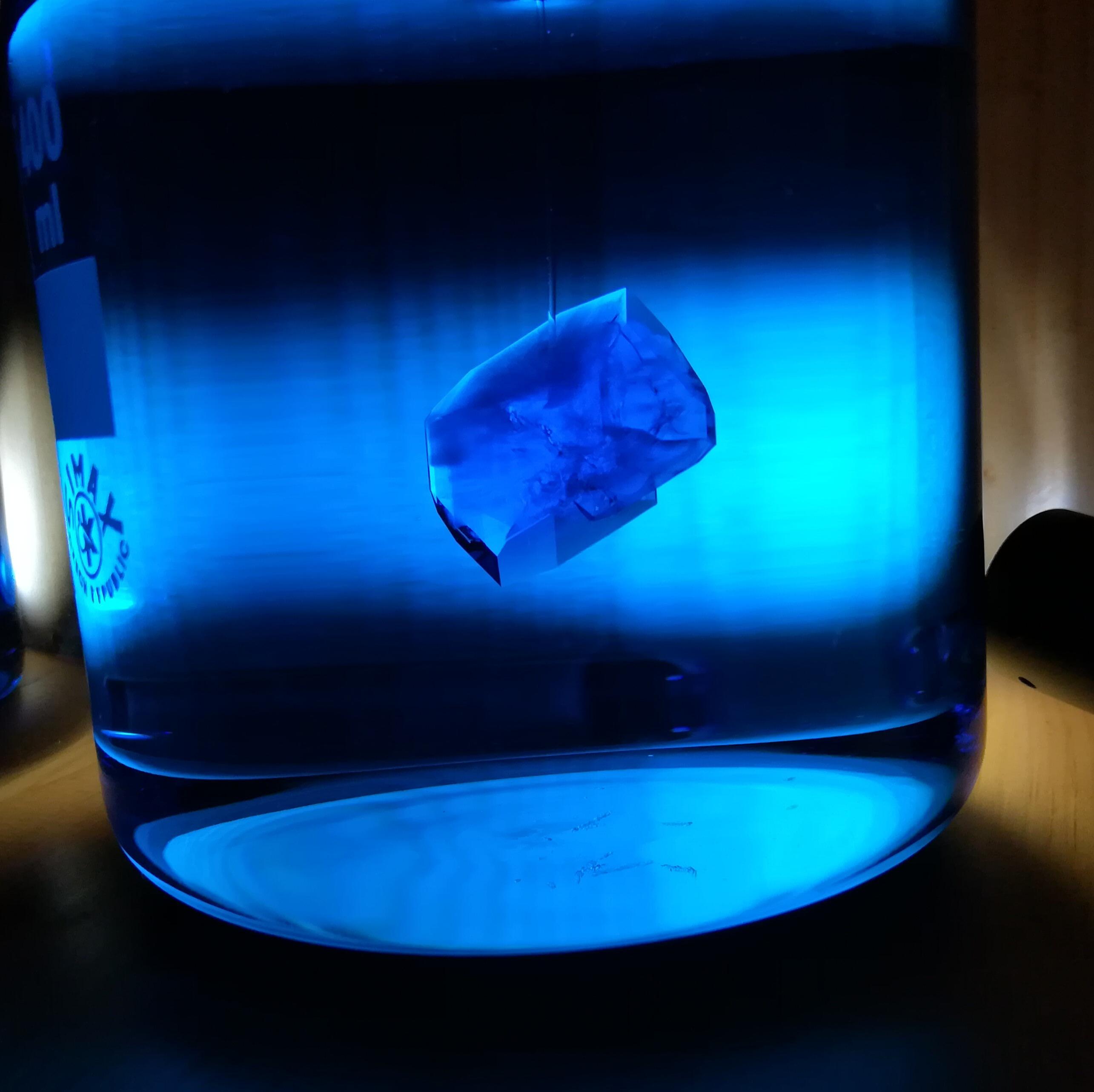 One of my two week old Coppersulfate crystals. Why is it cloudy at the