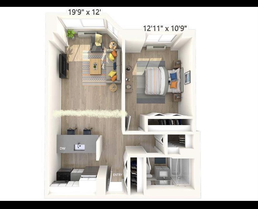 [Listing] Looking for roommate in luxury aptment at midtown west (2 months free) 1350 r