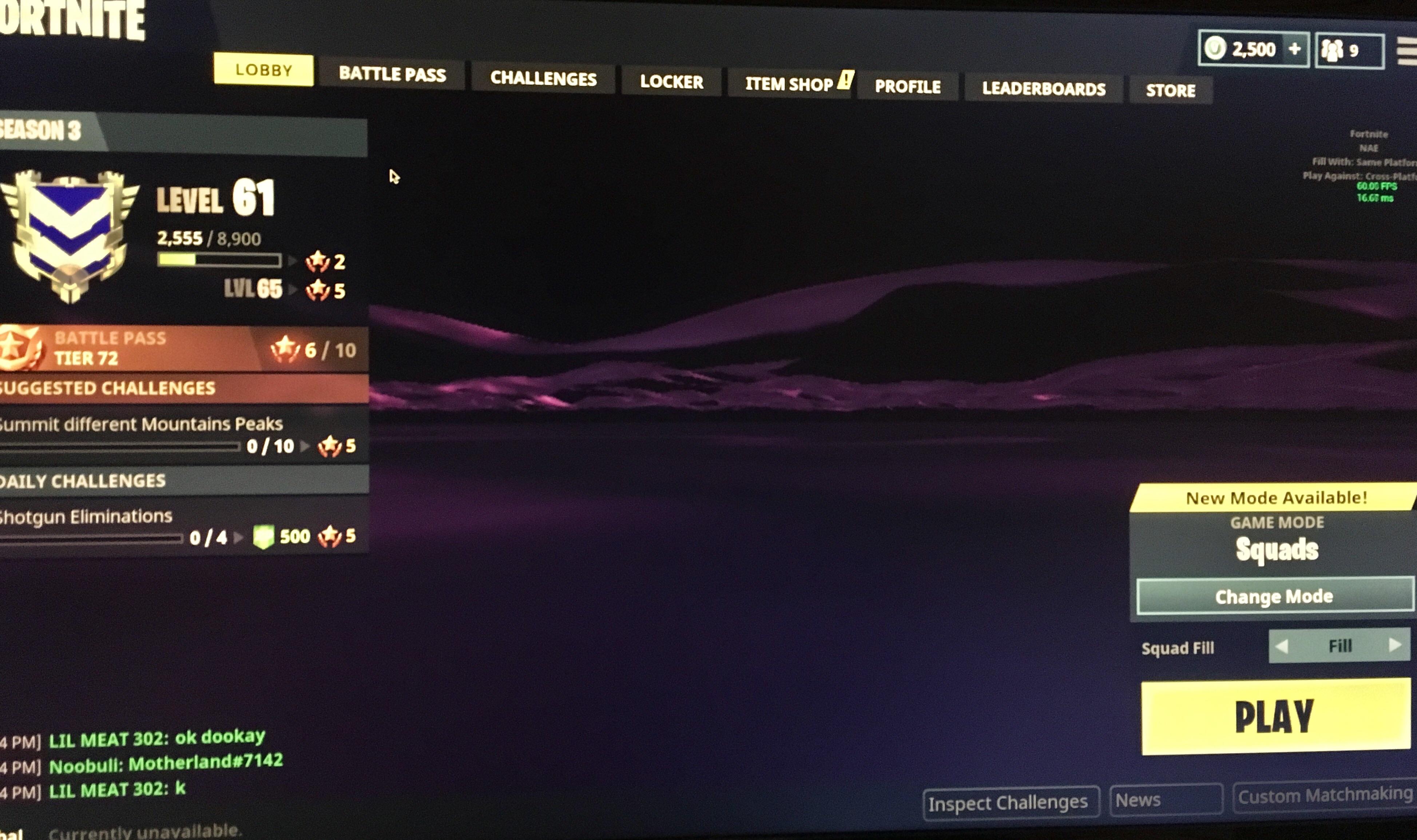 Fortnite: Why your lobby background is blue (& how to fix it)