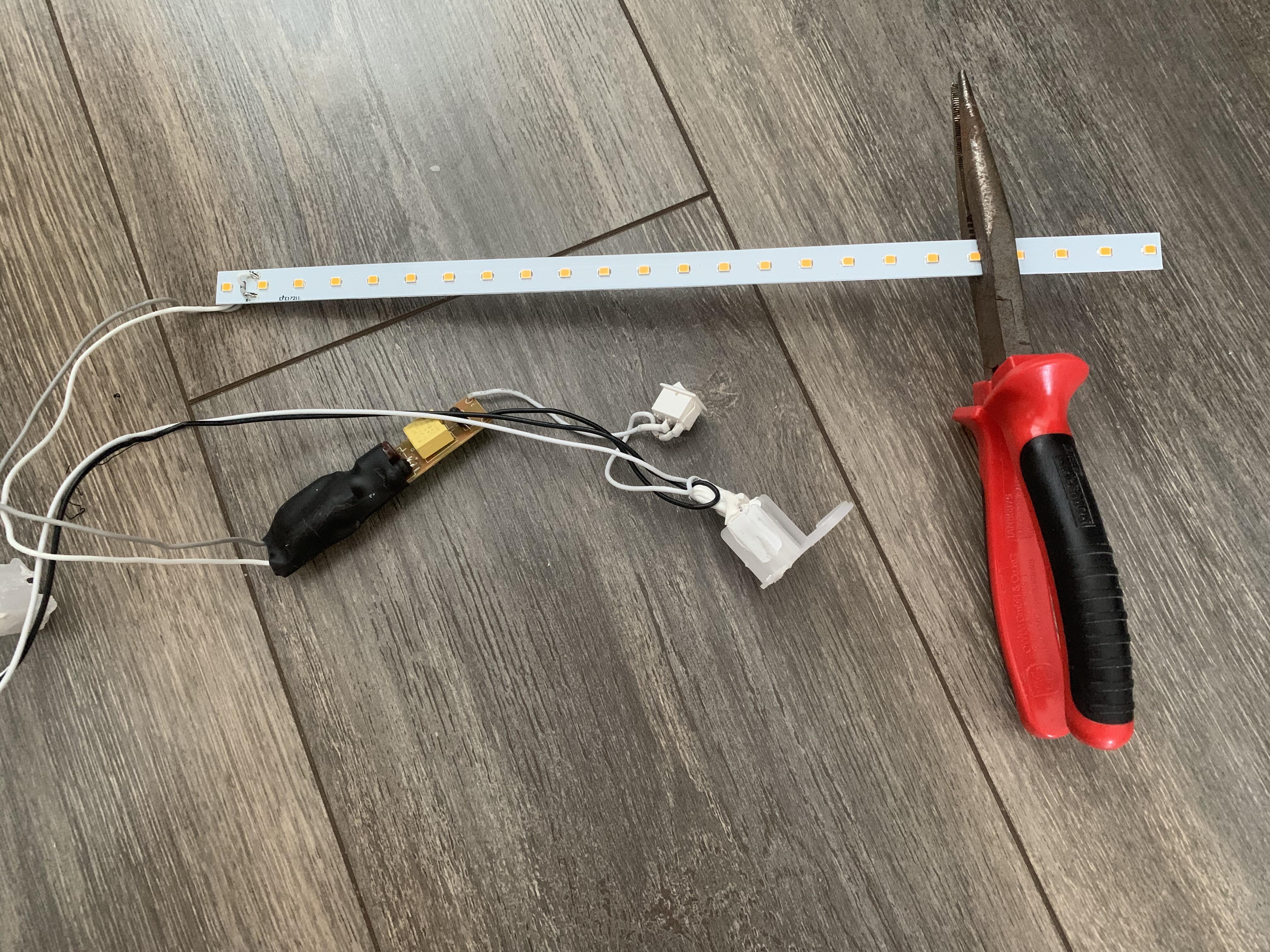 I need to shorten an LED strip. If I do this will the others still work