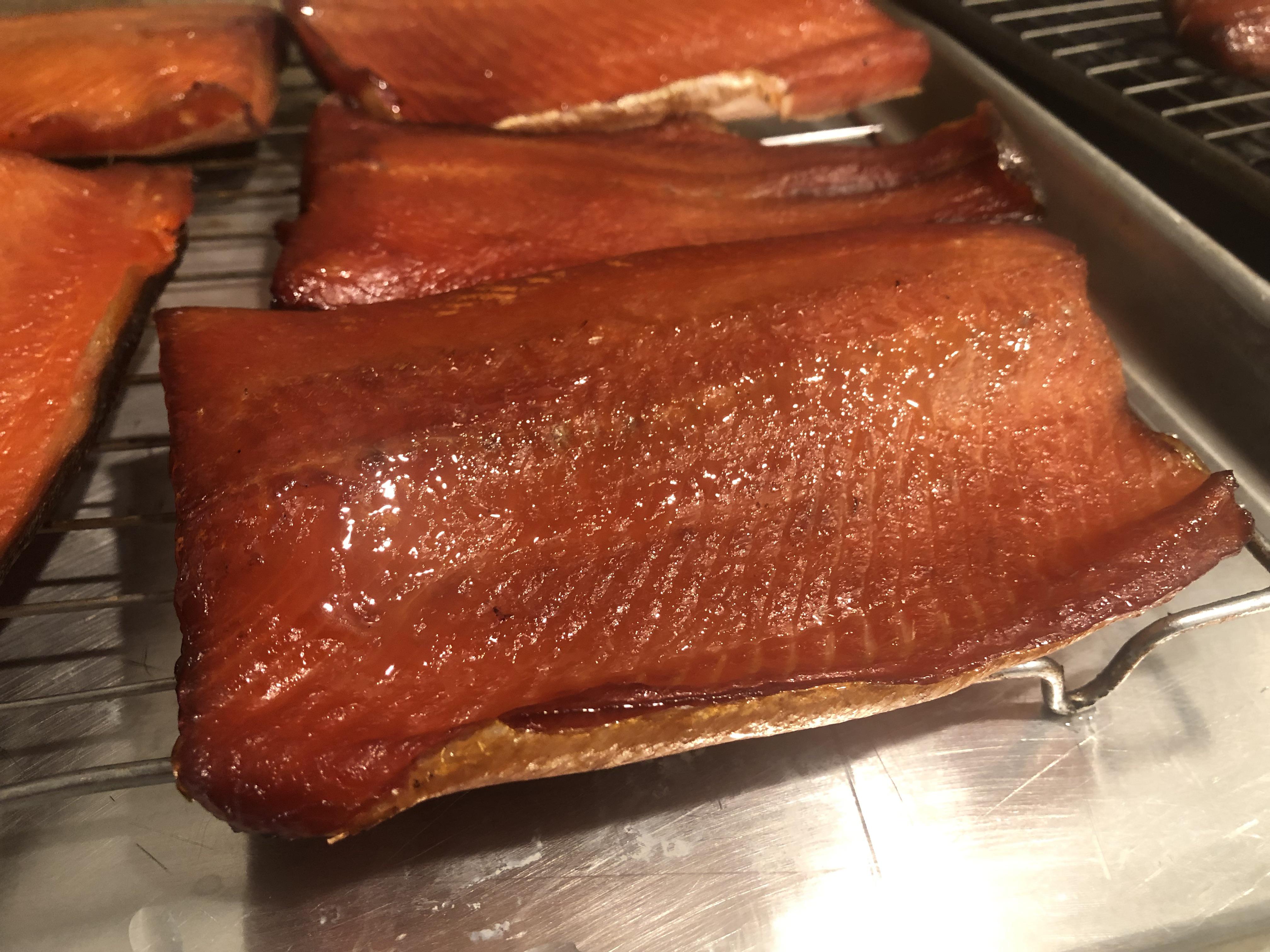 Alaskan Smoked Salmon Filets r/pics