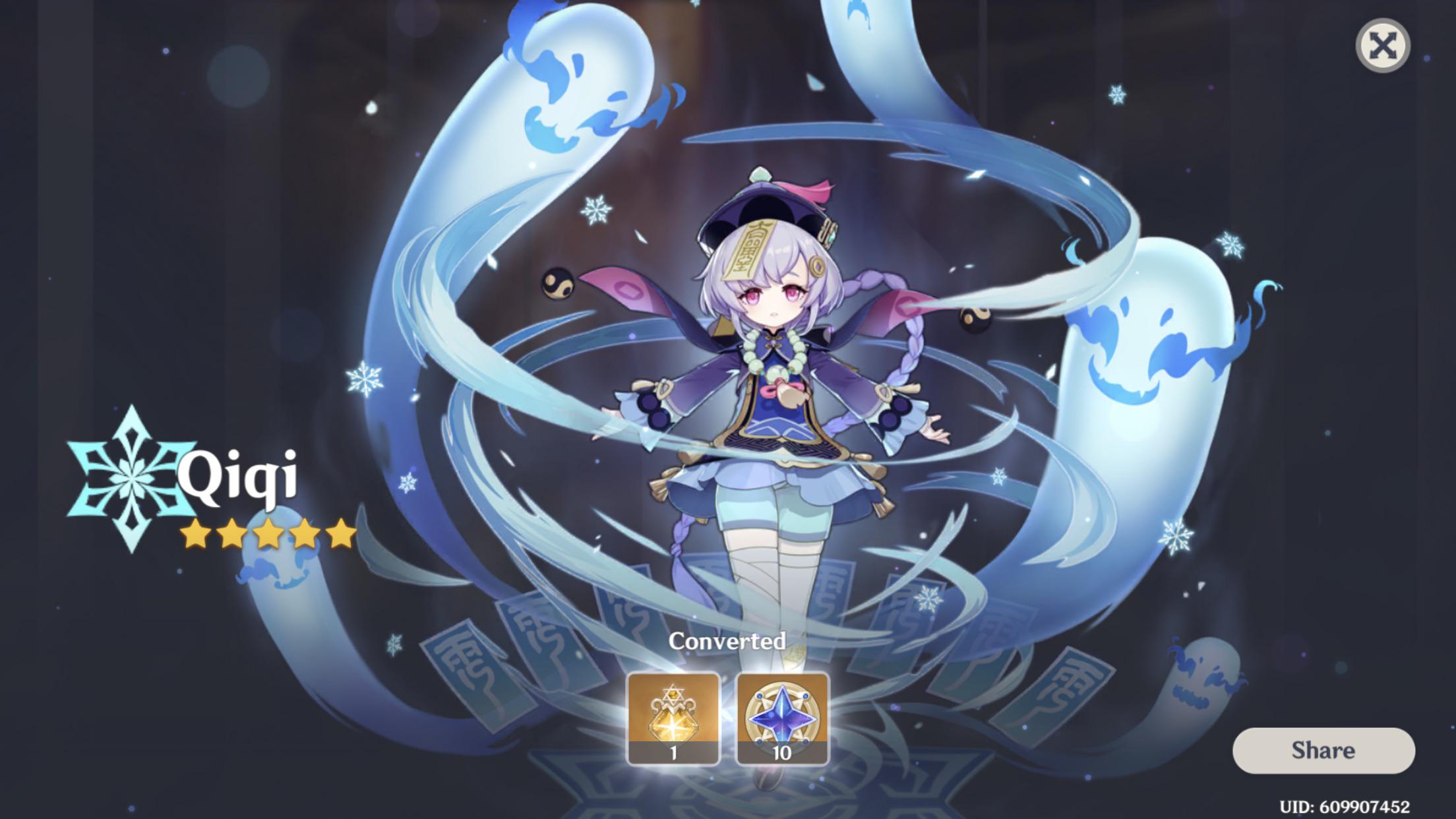 The Qiqi curse finally struck me, like it was unexpected, but would