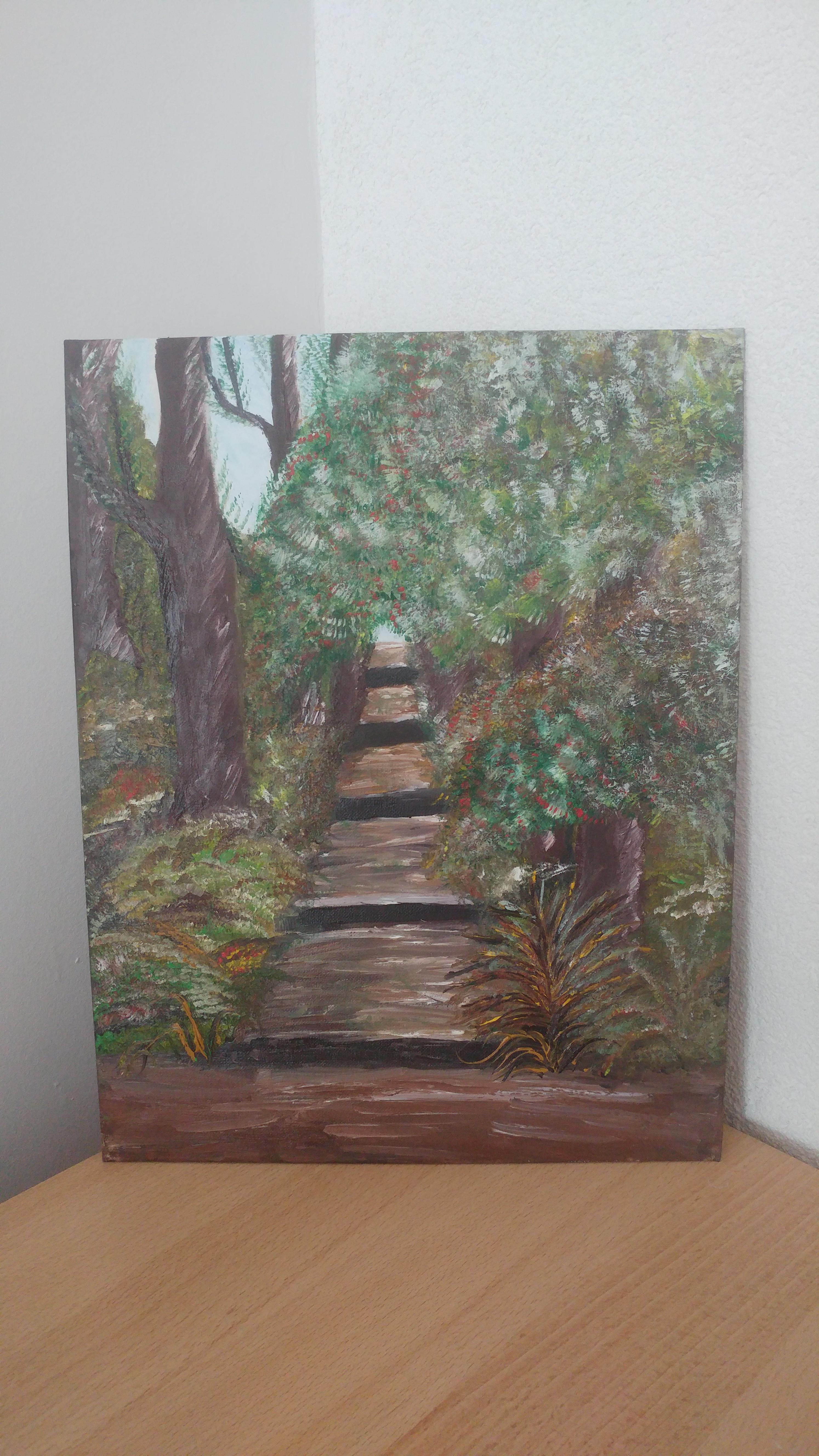 Trying oil painting for the first time. Any advice for me? r/learnart