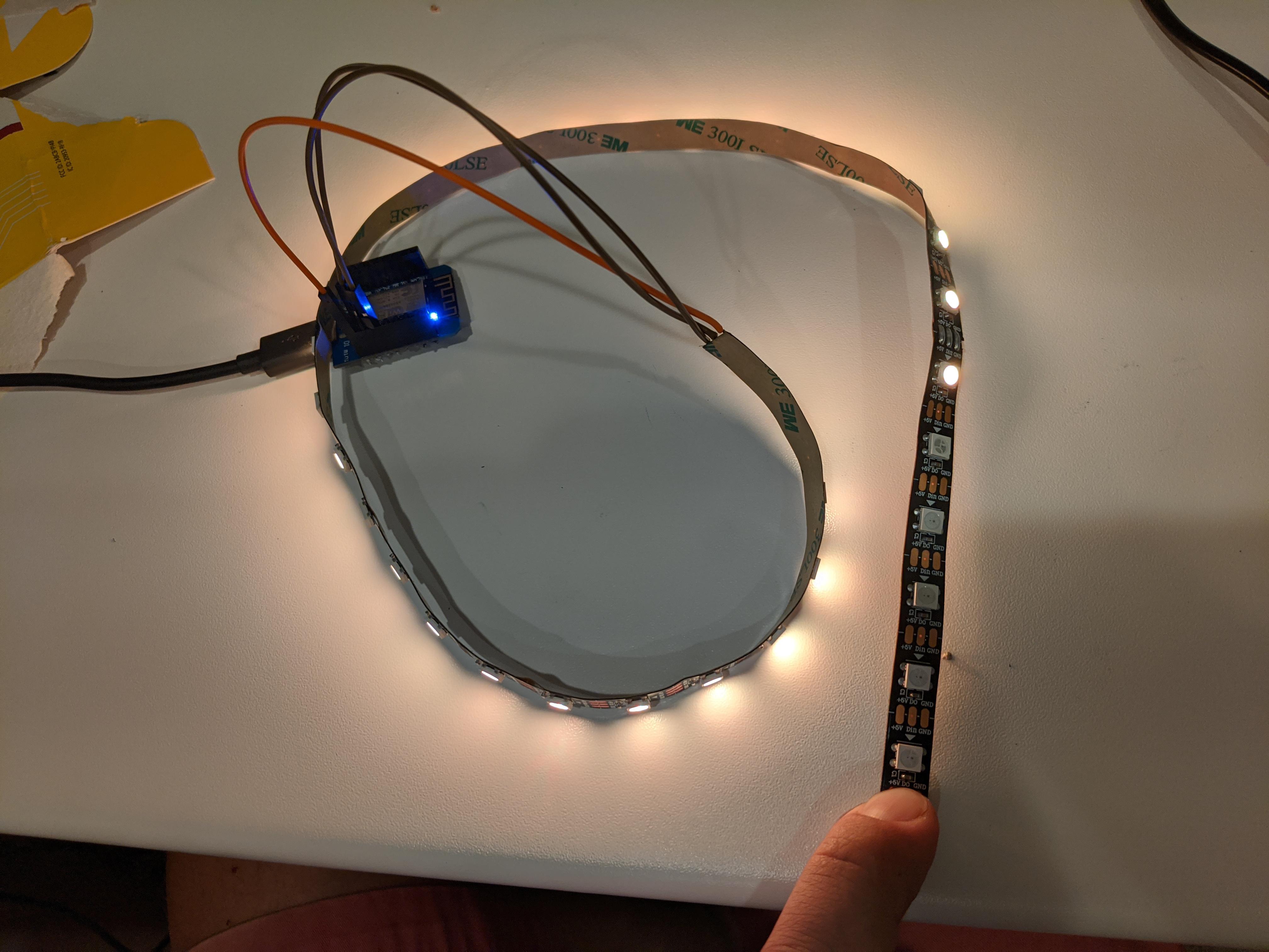 Any idea why last 5 LEDS don't lit ? Using 5V WS2812B r/WLED