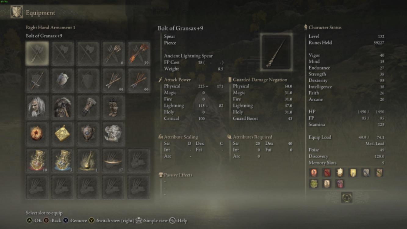 Bog + Naginata or Eleonoras poleblade + Godskin peeler for my build