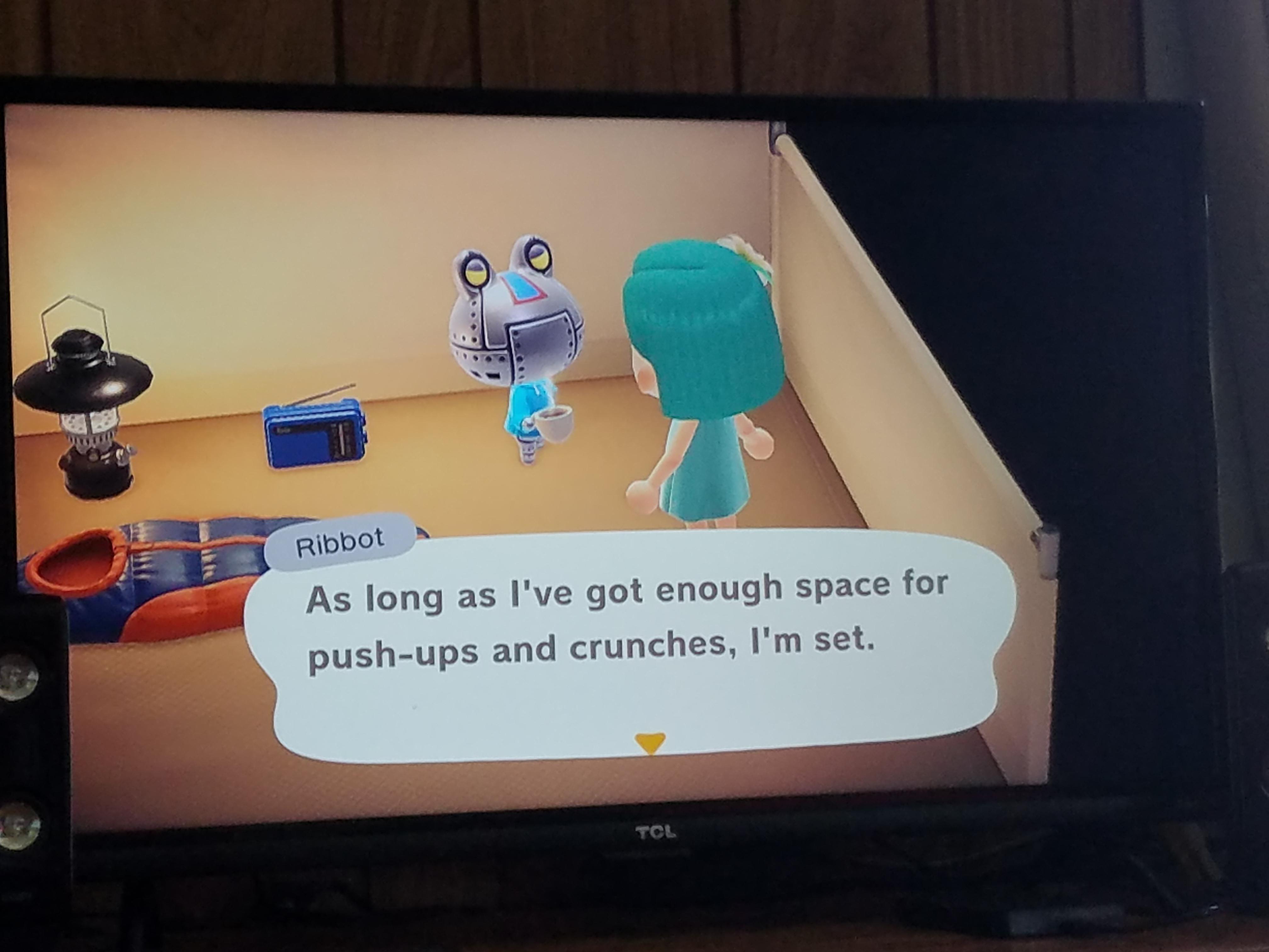 Can you invite a villager from someone else's campsite? If so, come take Ribbot r