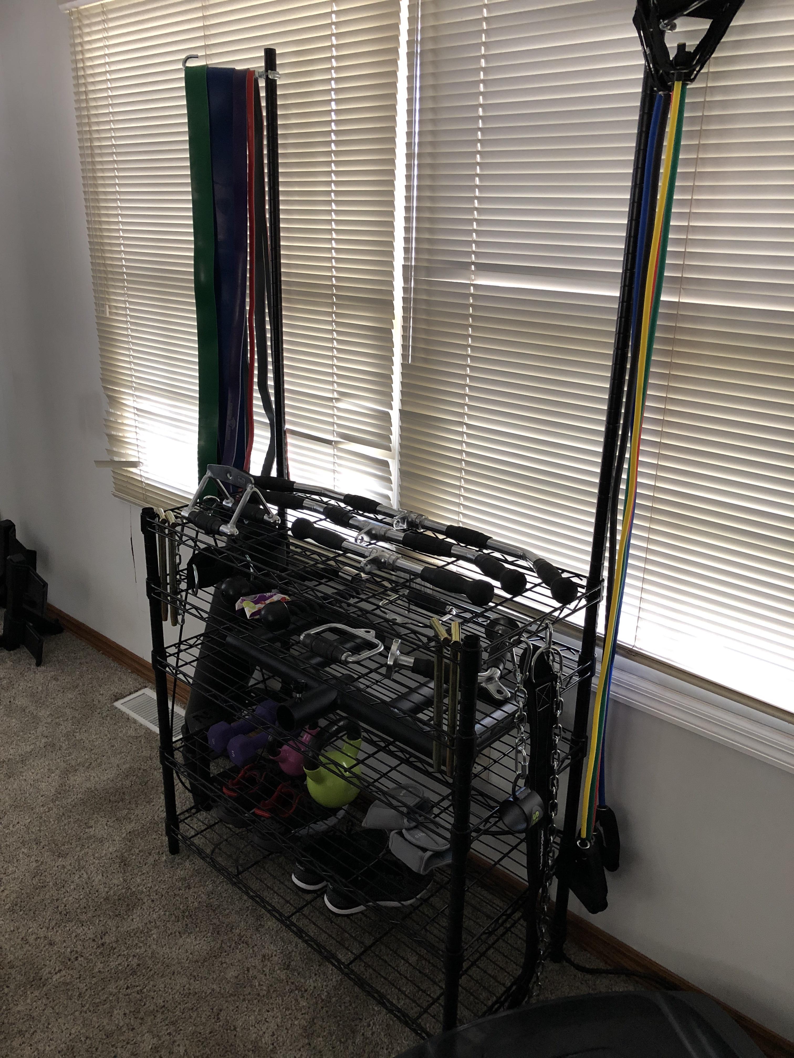 Cable attachment, band, shoe, etc. storage. Just another small project