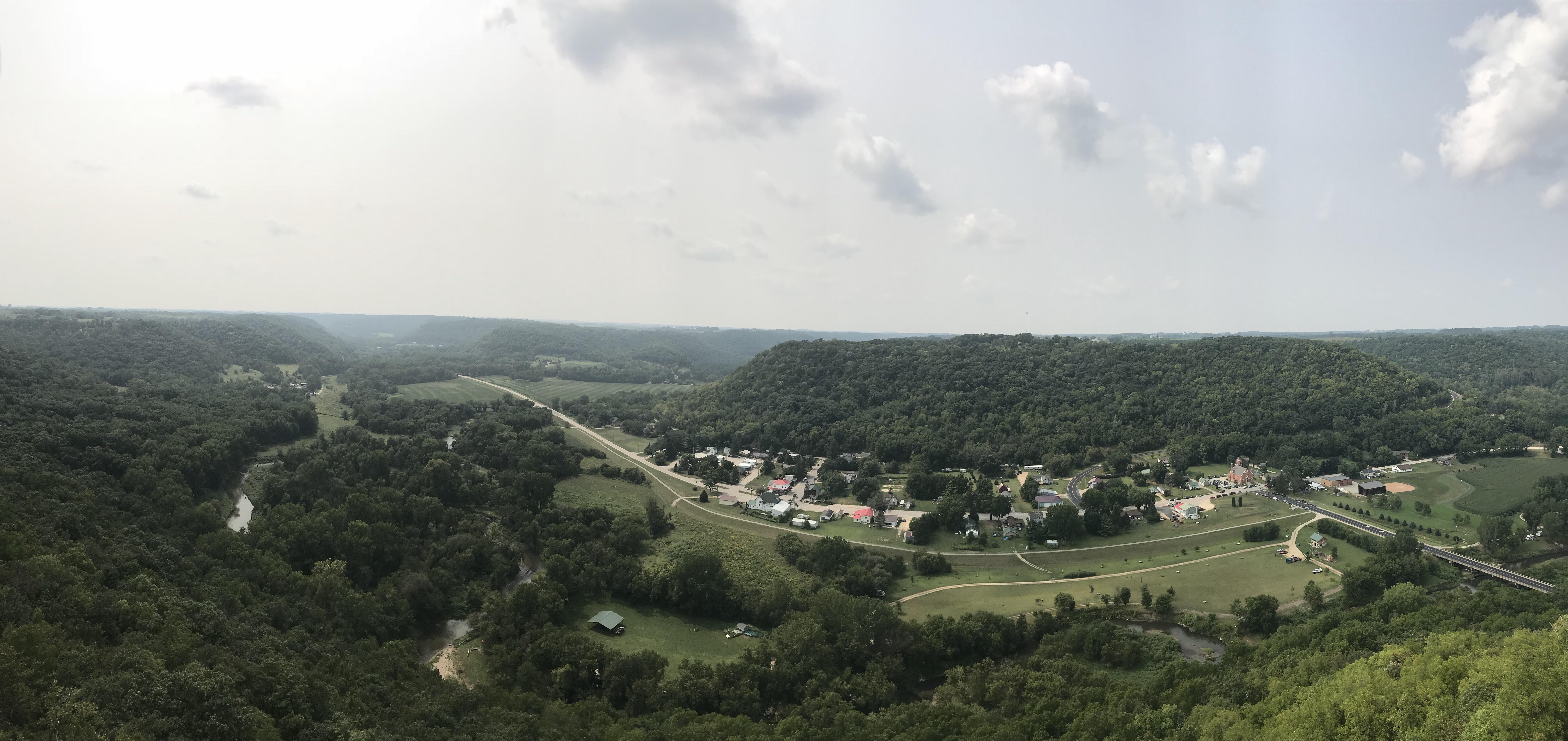 The view from the Elba Fire Tower. Whitewater State Park/Elba, MN r