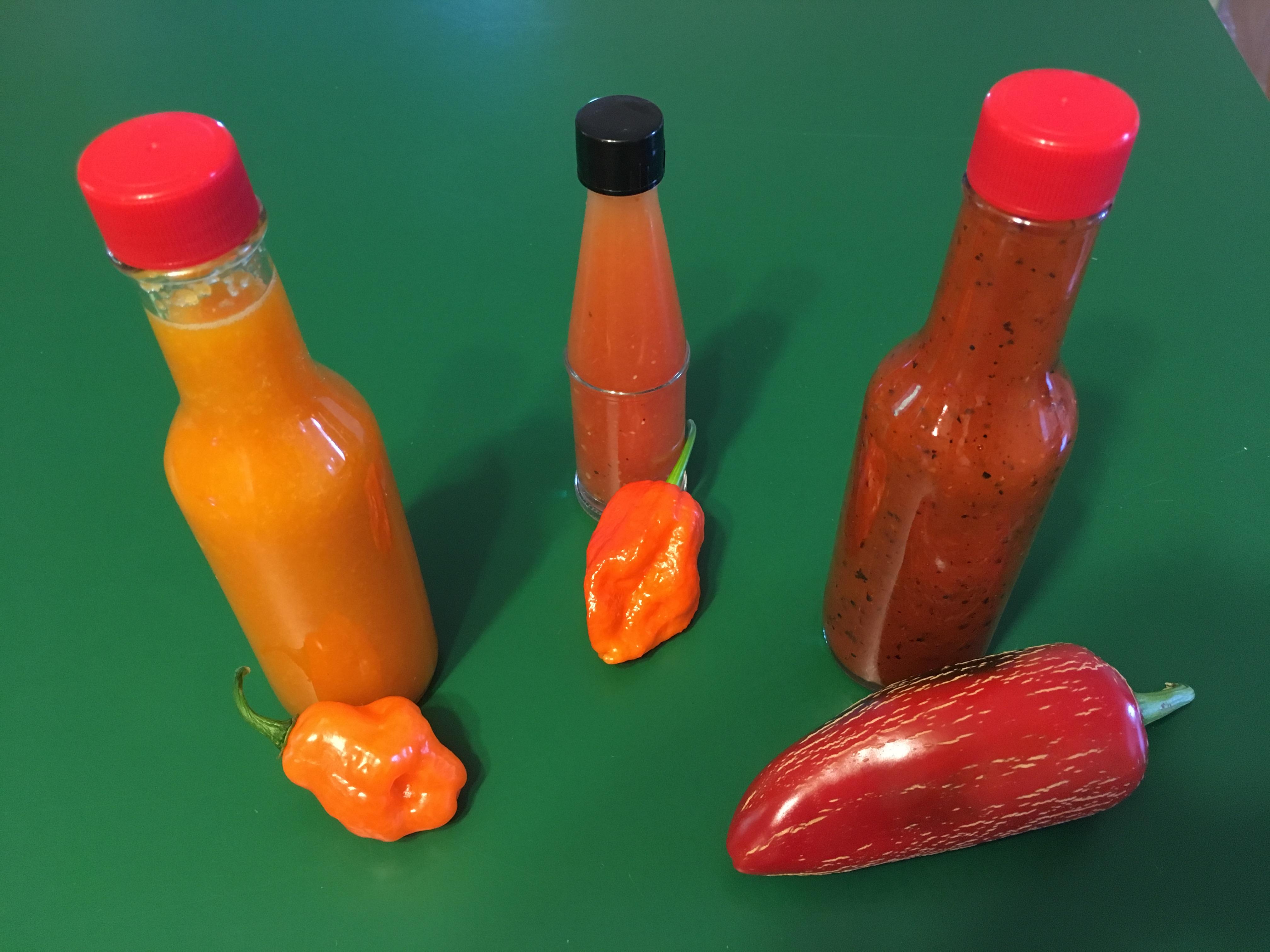 First time making hot sauce with peppers from my garden fresh habanero