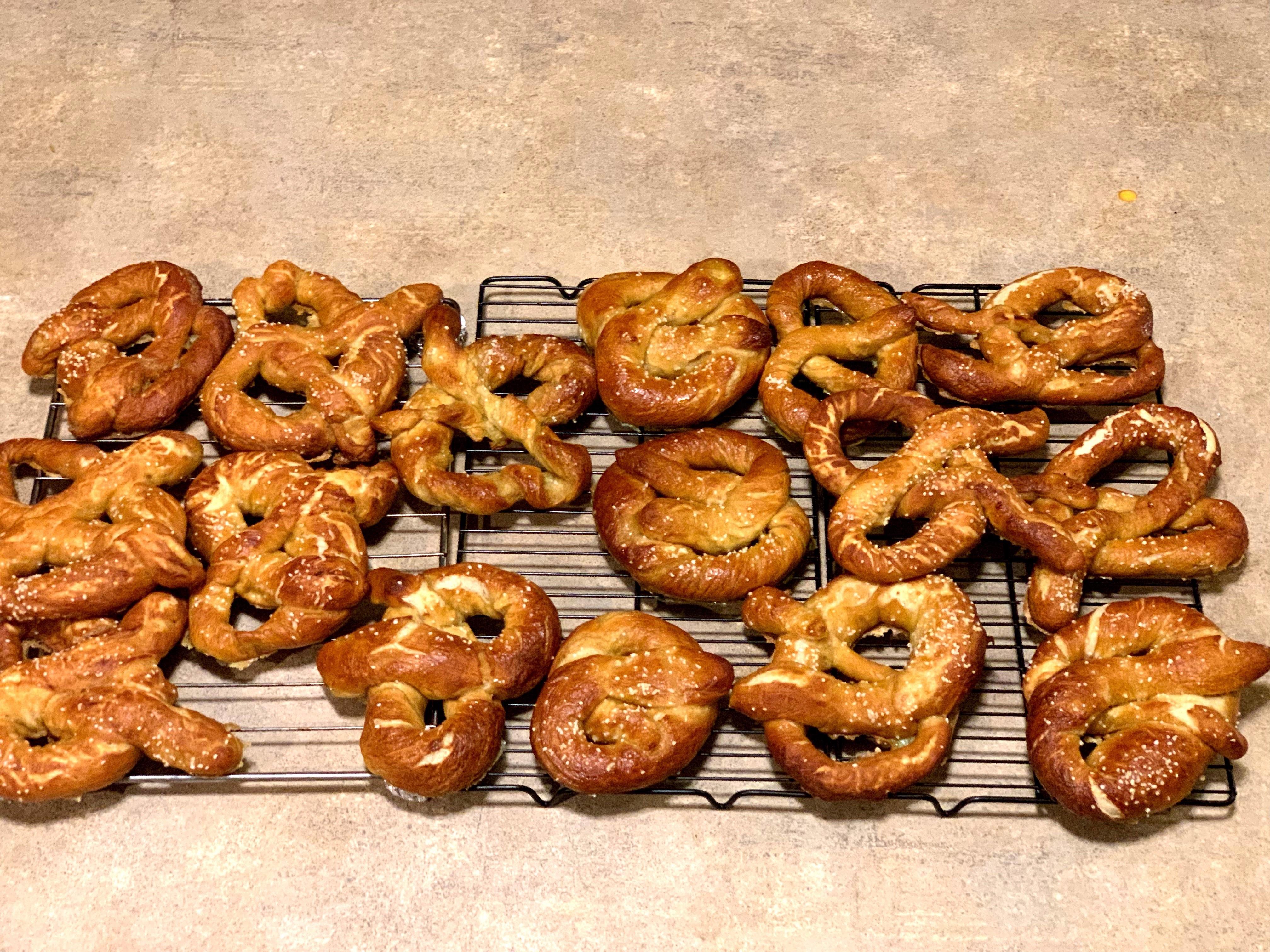 First time baking pretzels r/Baking