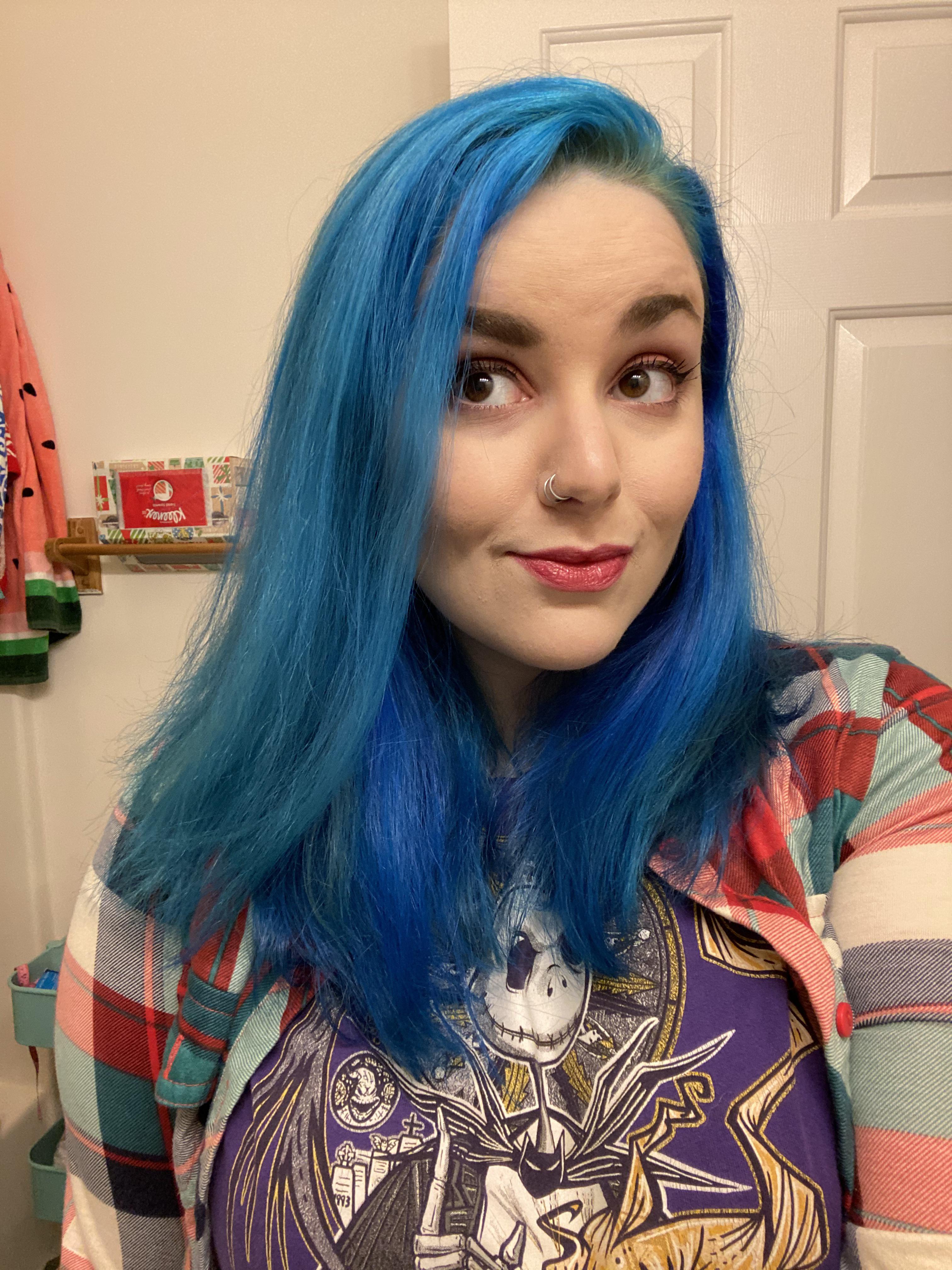 Azure Colored Hair