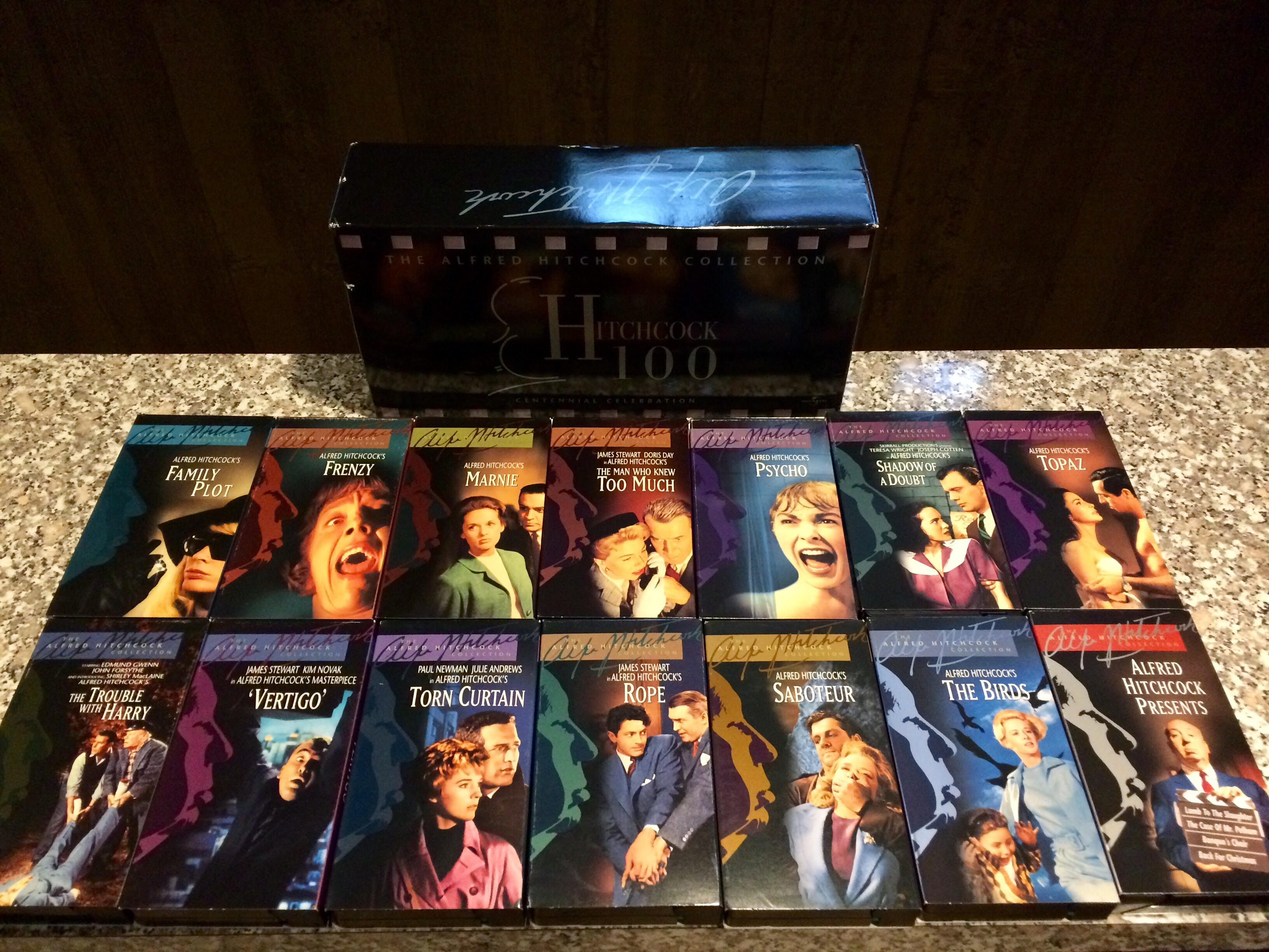 Found The Alfred Hitchcock Collection today, centennial celebration edition boxset at Goodwill