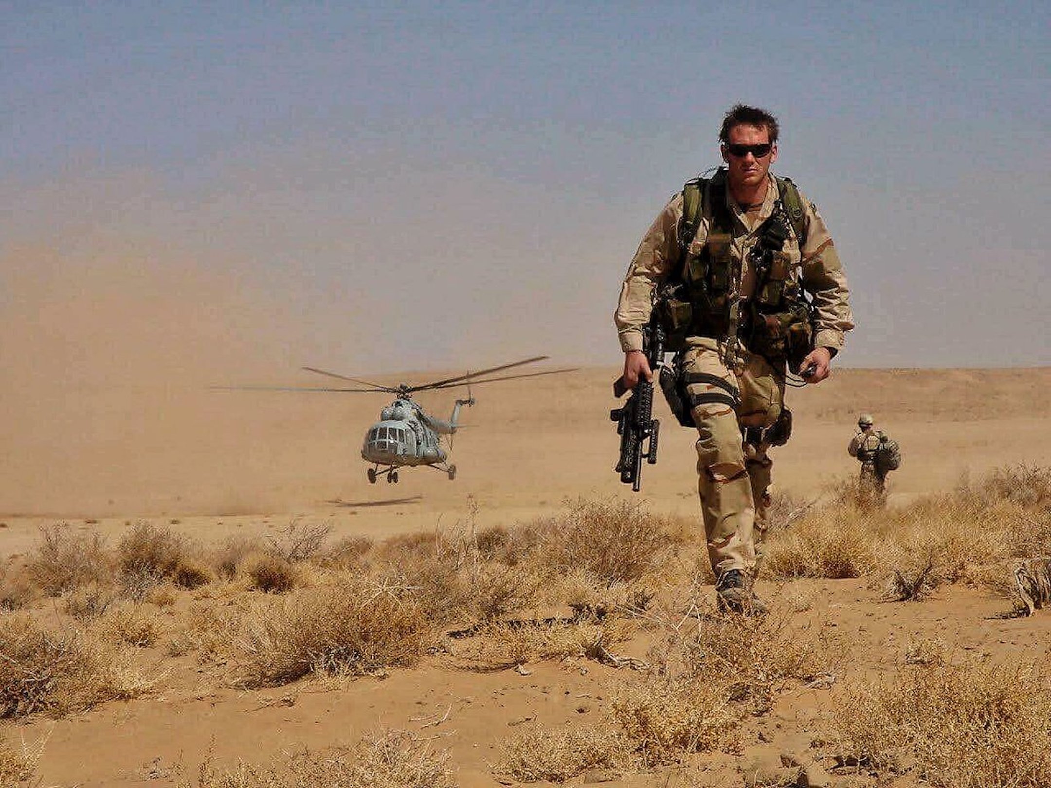 SBS Sergeant Jason "Foxy" Fox during an OP in Afghanistan. Spent 20