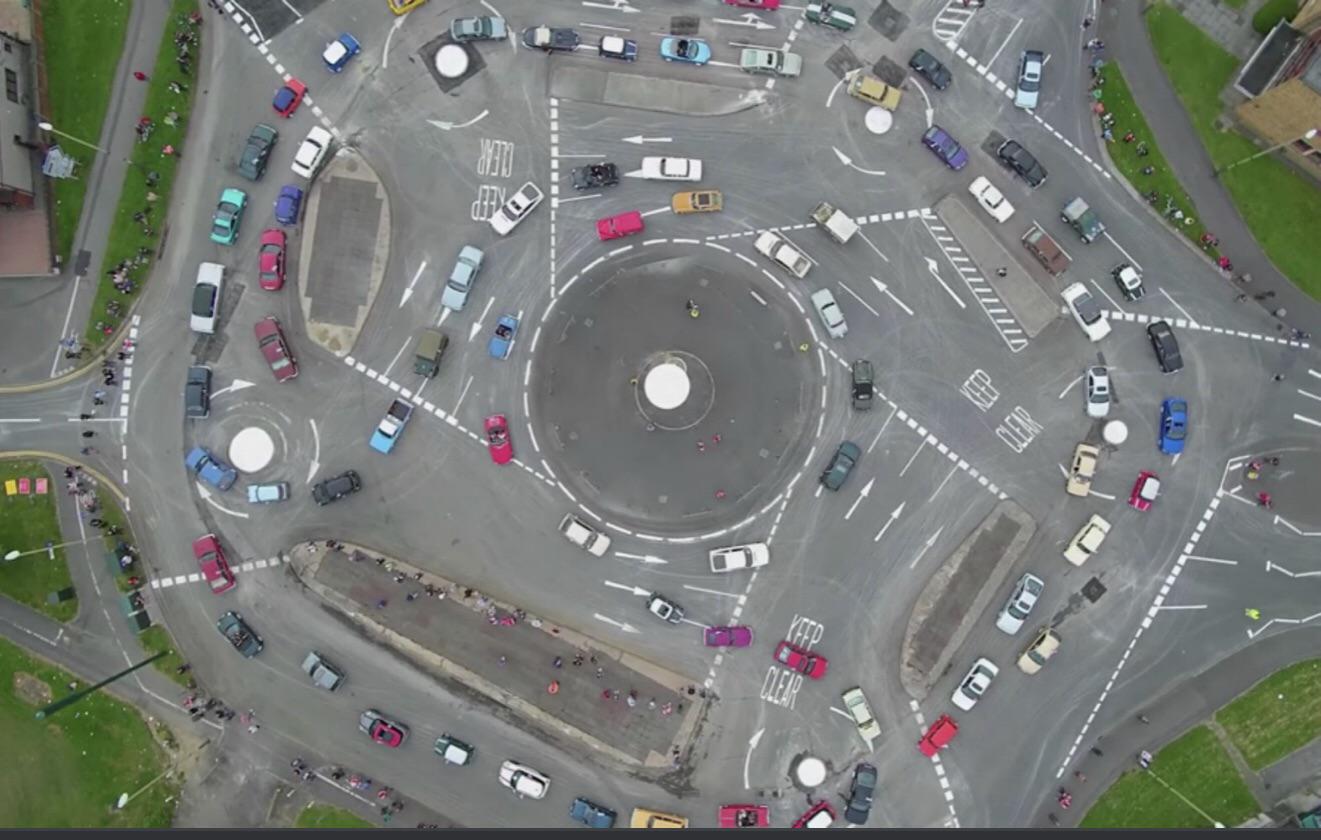 Most complicated roundabout in the world? Swindon UK. r/mildlyinteresting