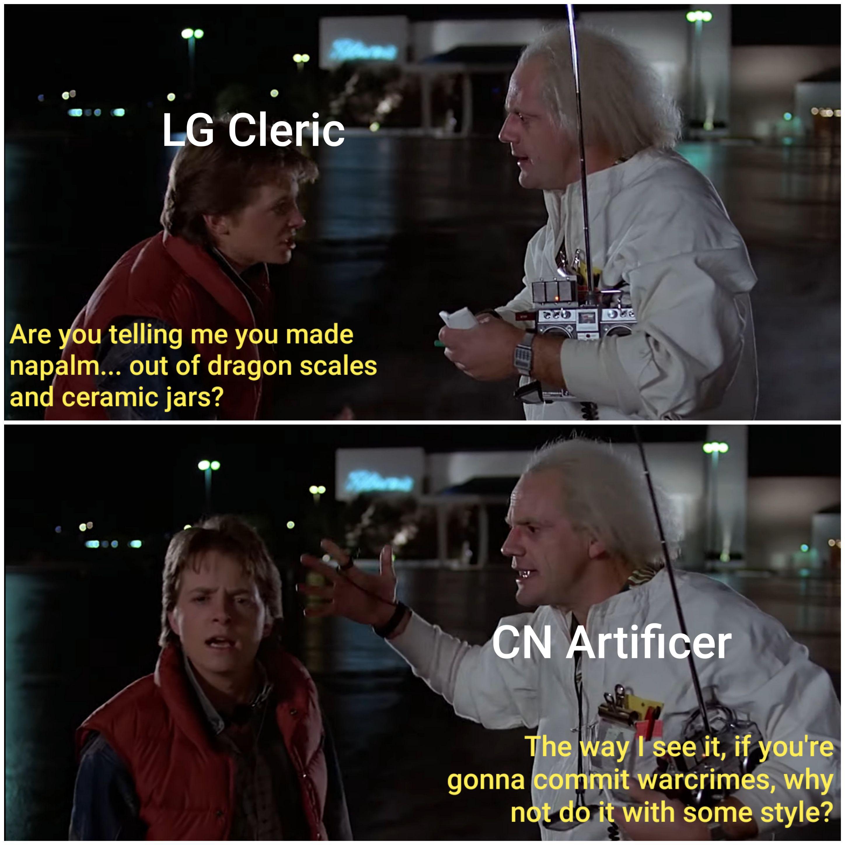 The Geneva Convention is a checklist, right? dndmemes