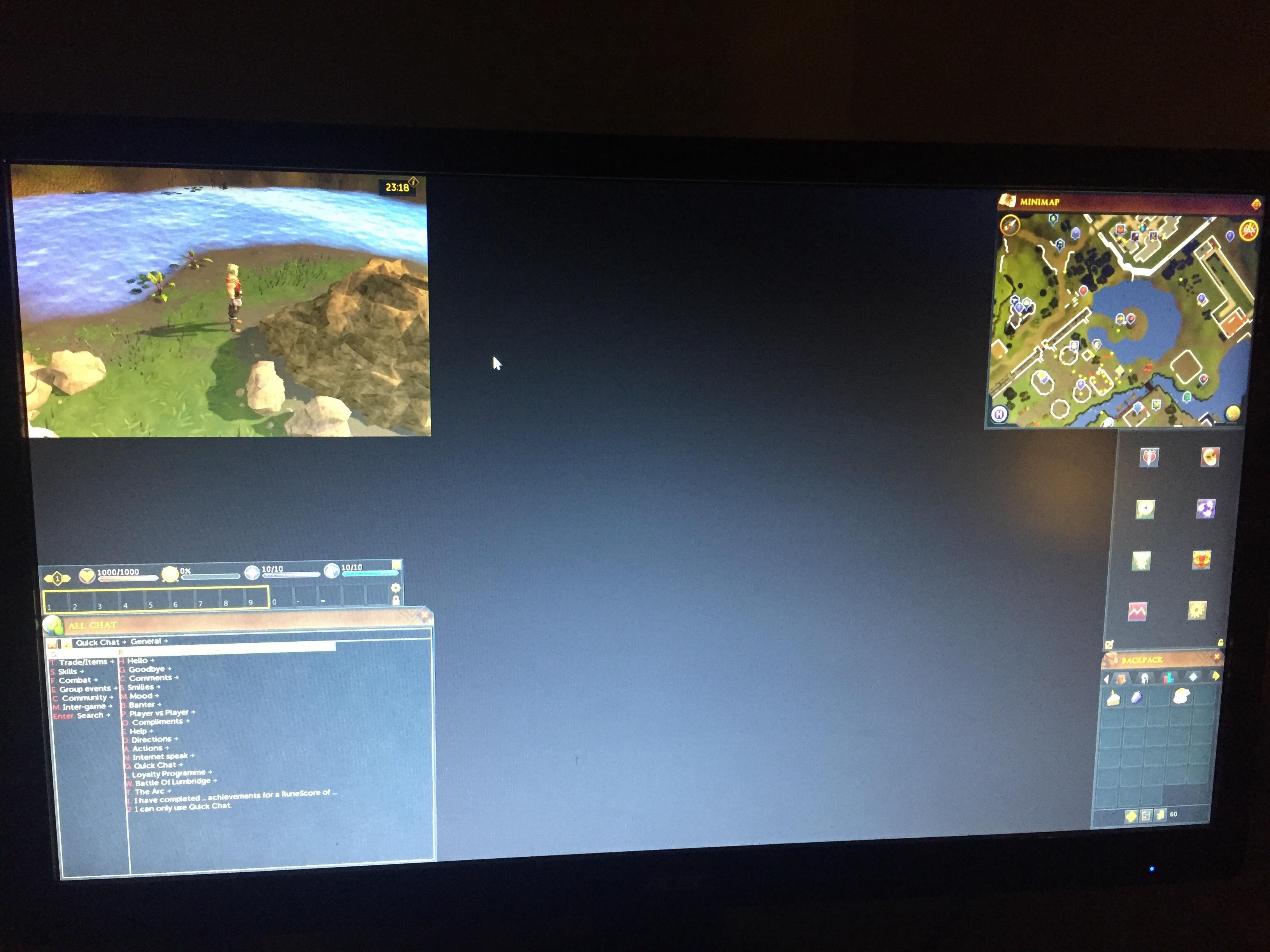 How do make my screen normal size again? r/runescape