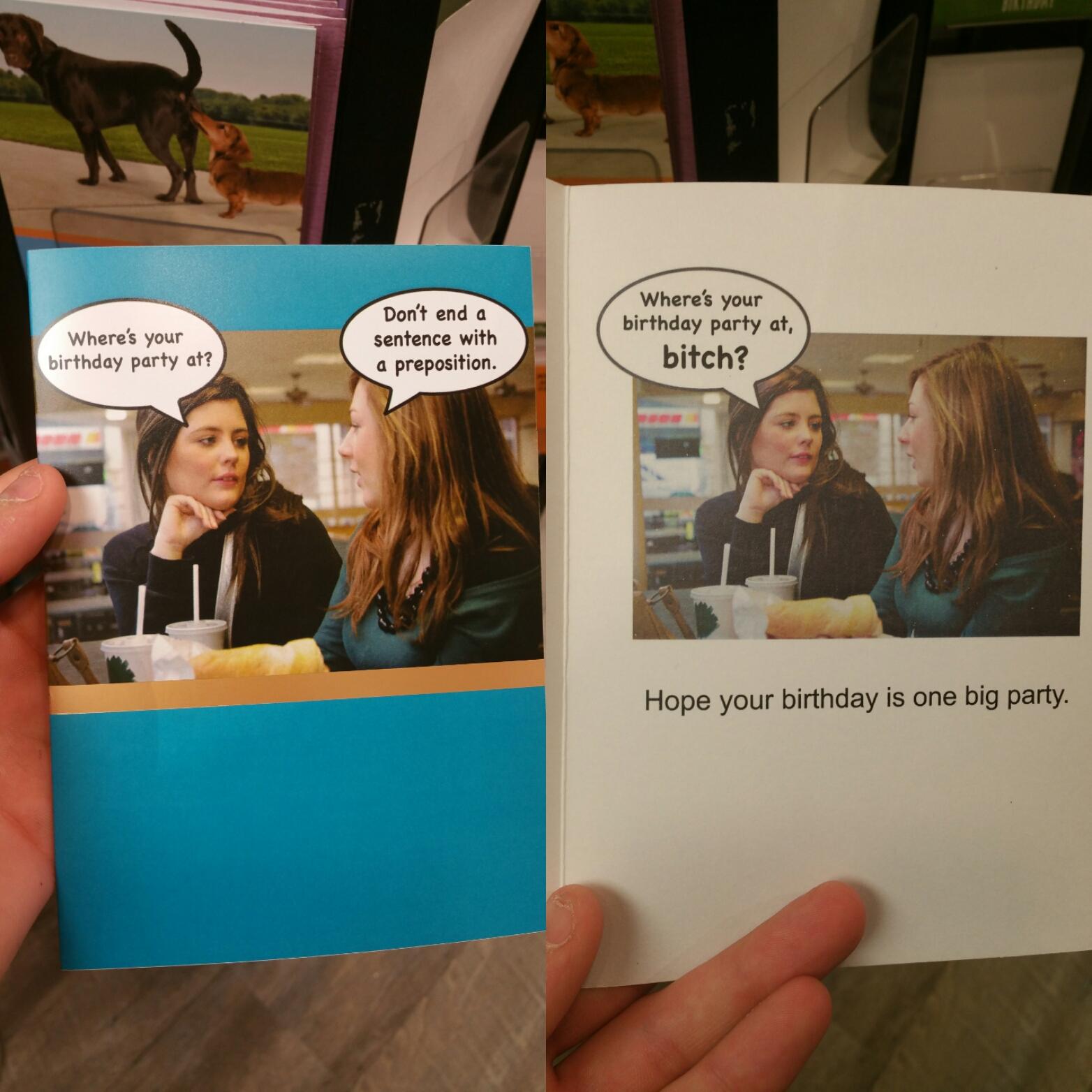 Found this interesting birthday card r/funny