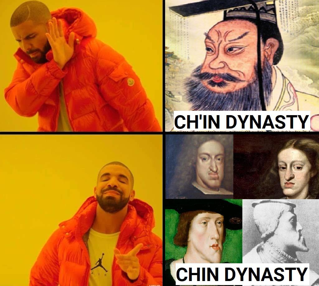 Habsburg jaw r/HistoryMemes