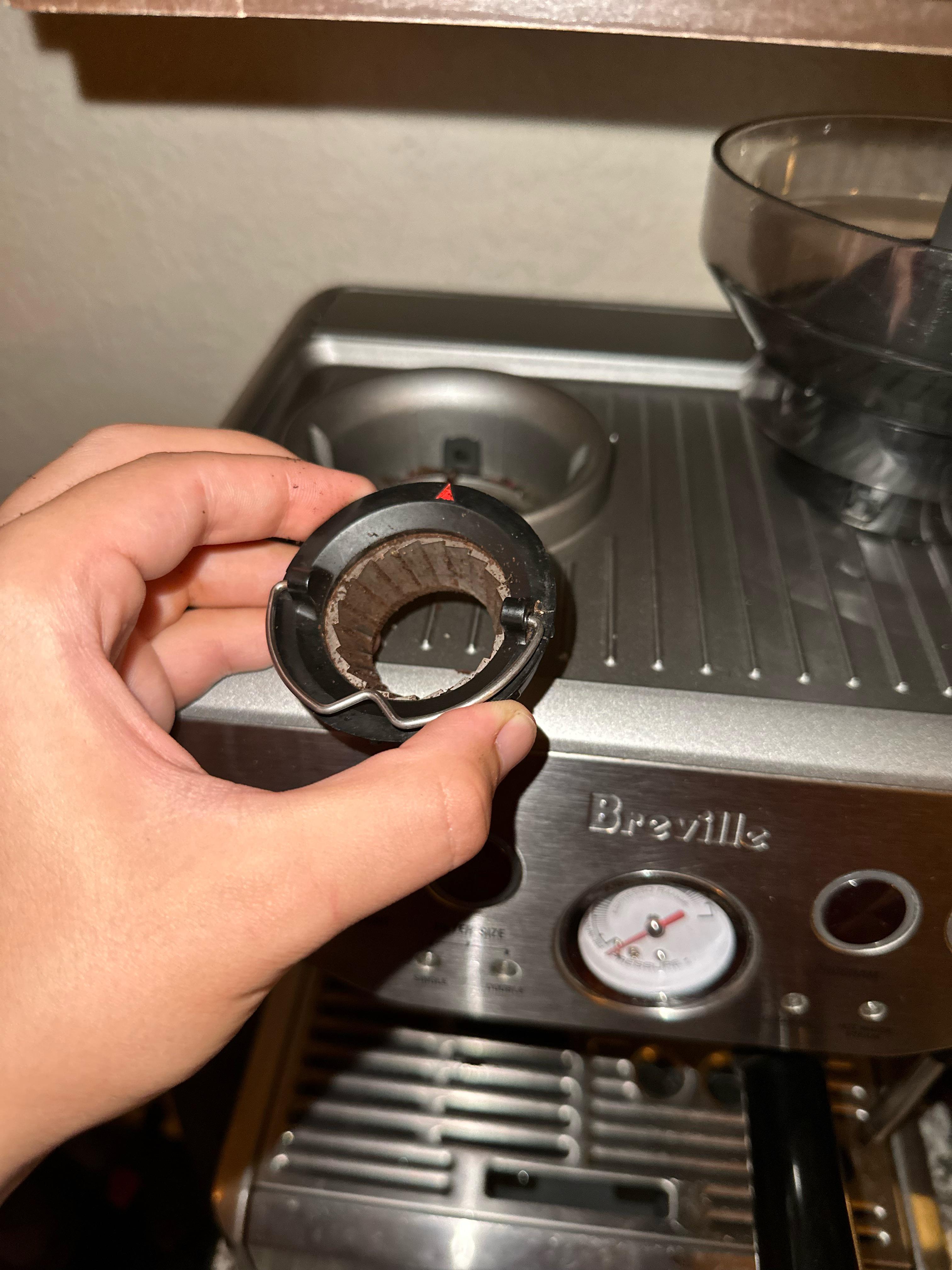 Breville barista express doesn’t seem to have inner burr setting? Am I