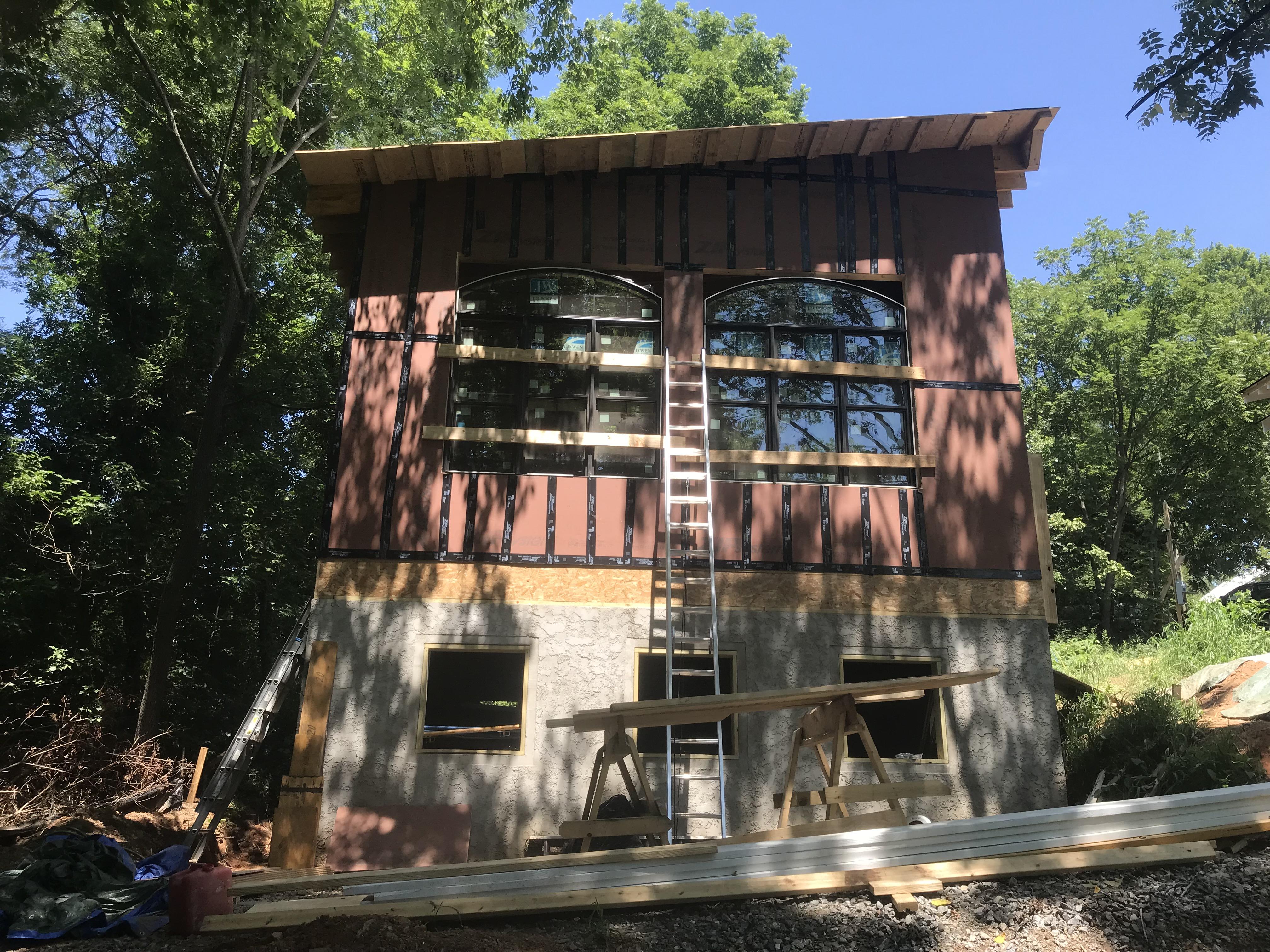 Built this in the river arts district in Asheville NC. 15x24 with lower