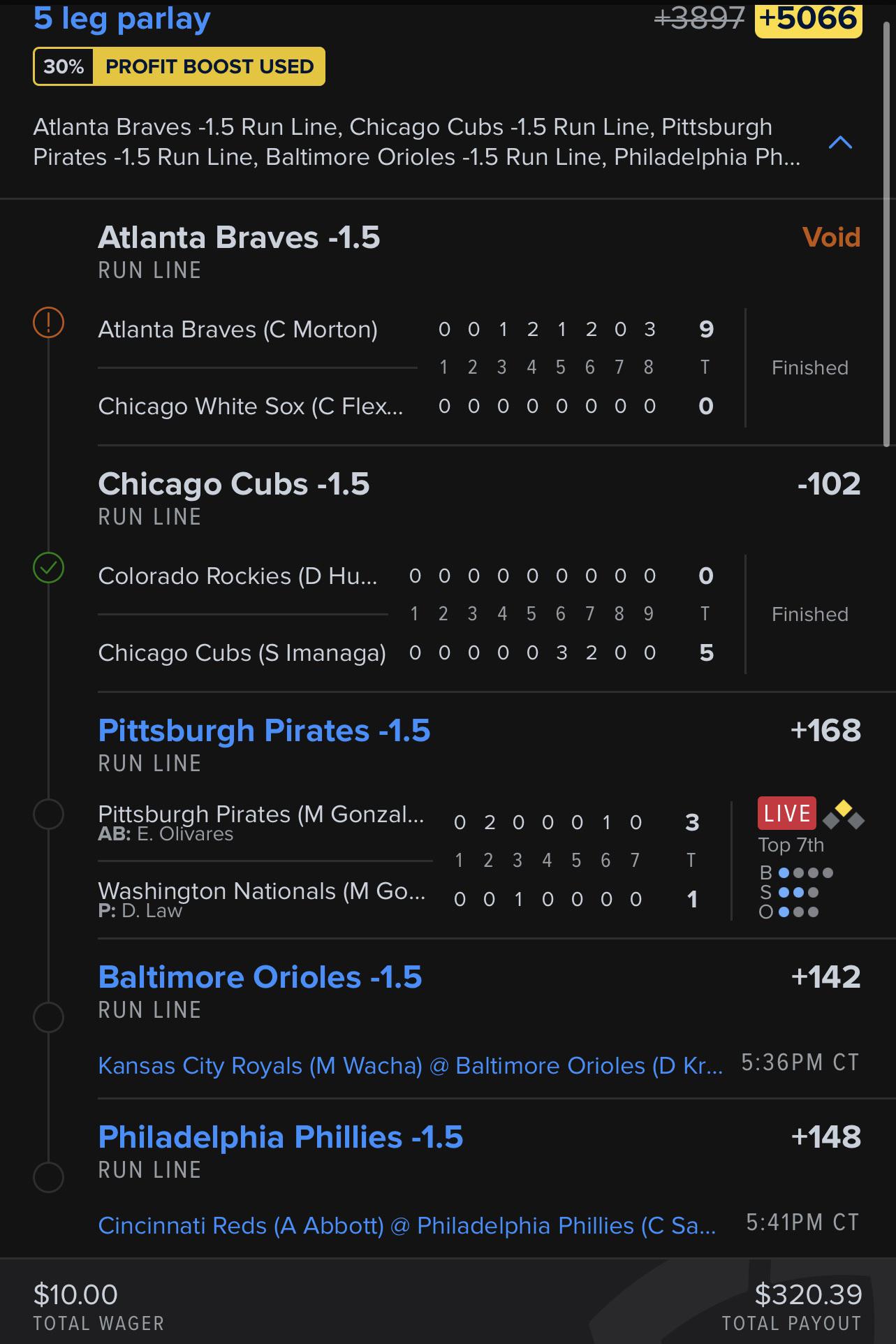 Count your days Fanduel no way that should have been voided for the