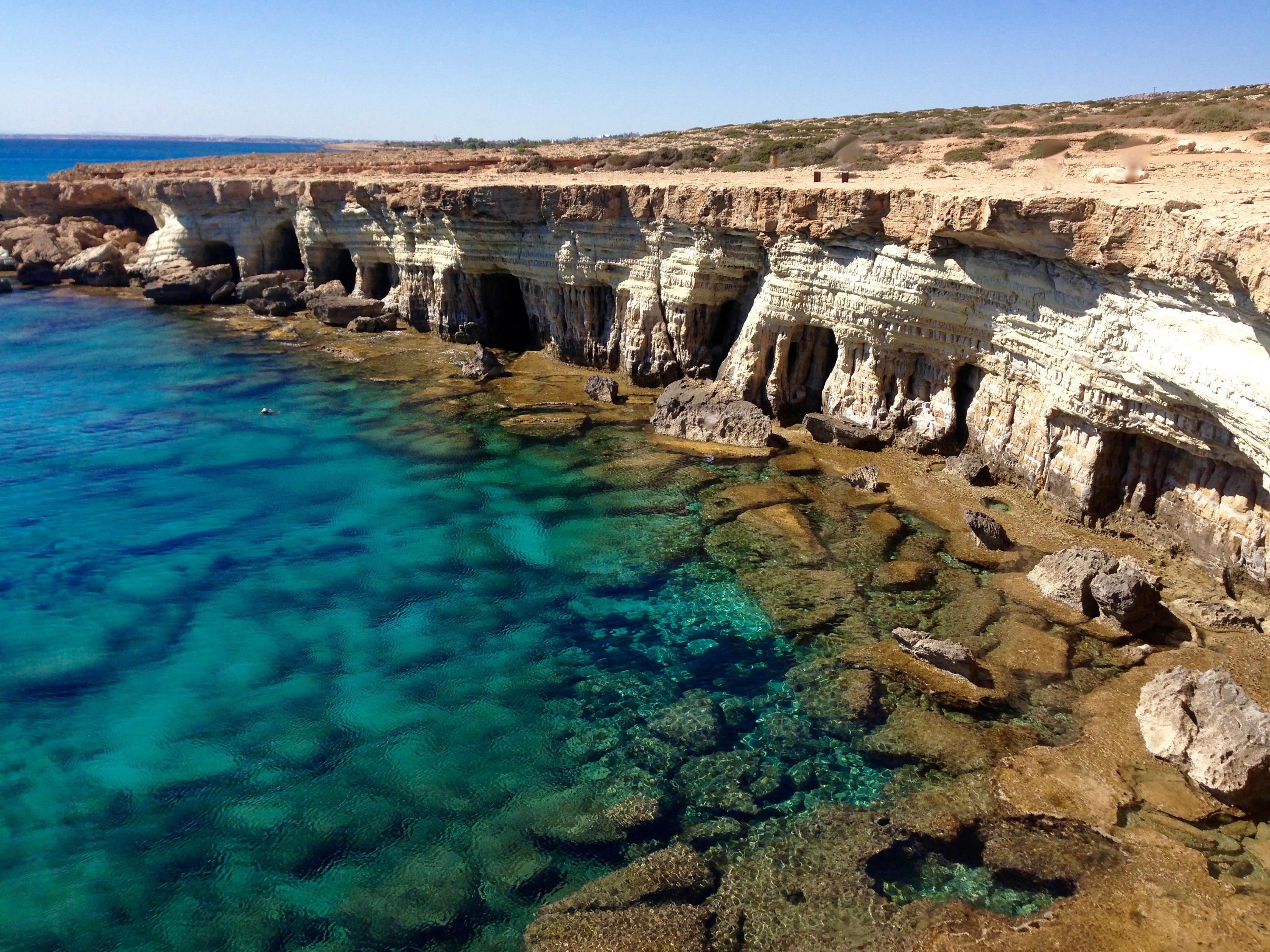 Expose Nature Sea Caves at Cape Greco, Cyprus this Weekend. Water felt