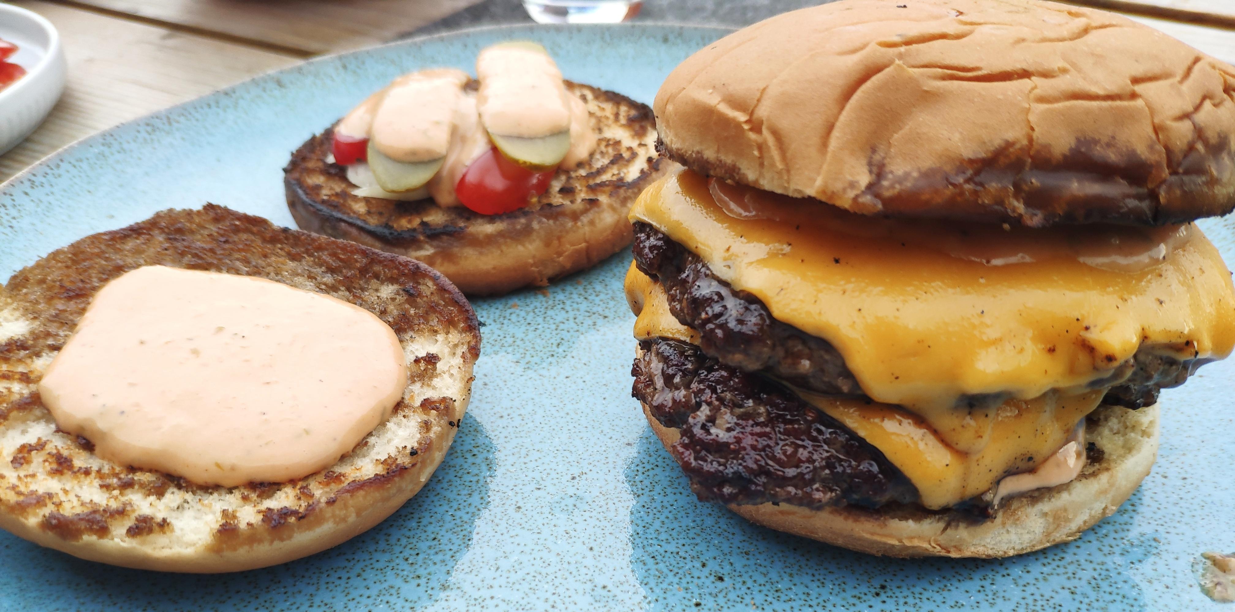 After work food. Its getting better (sauce from reddit smash from