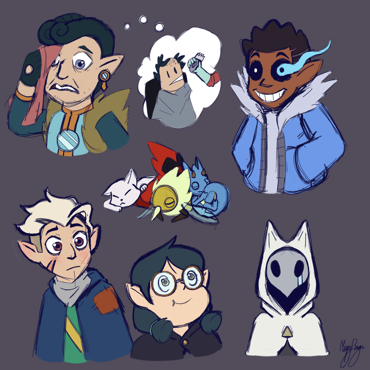 Labyrinth Runners Doodles r/TheOwlHouse