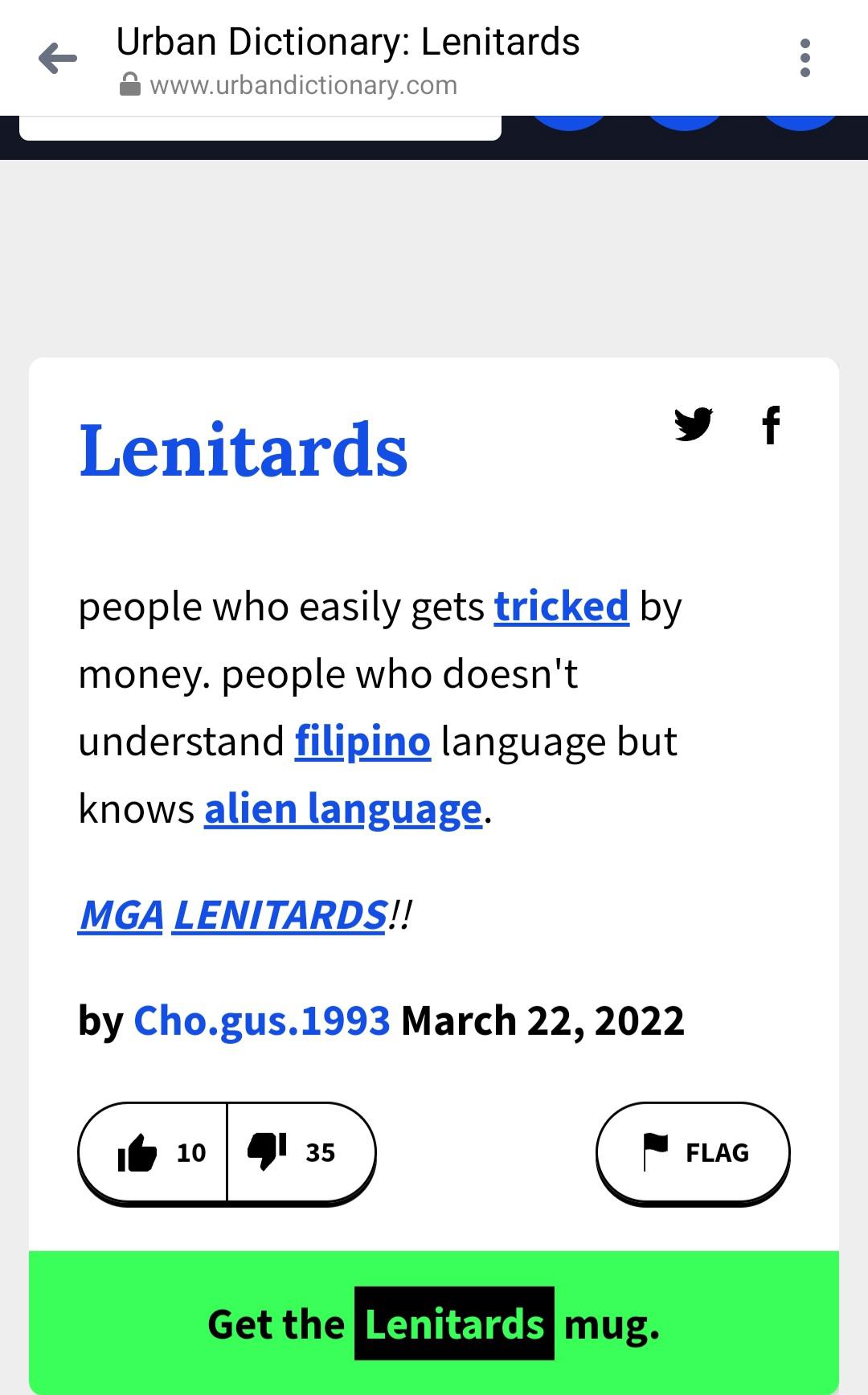 Wala na ibang mabato so urban dictionary nalang r/Philippines