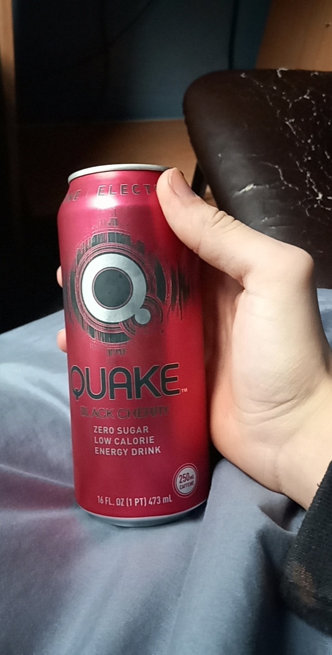 Can of the day Quake energy r/energydrinks