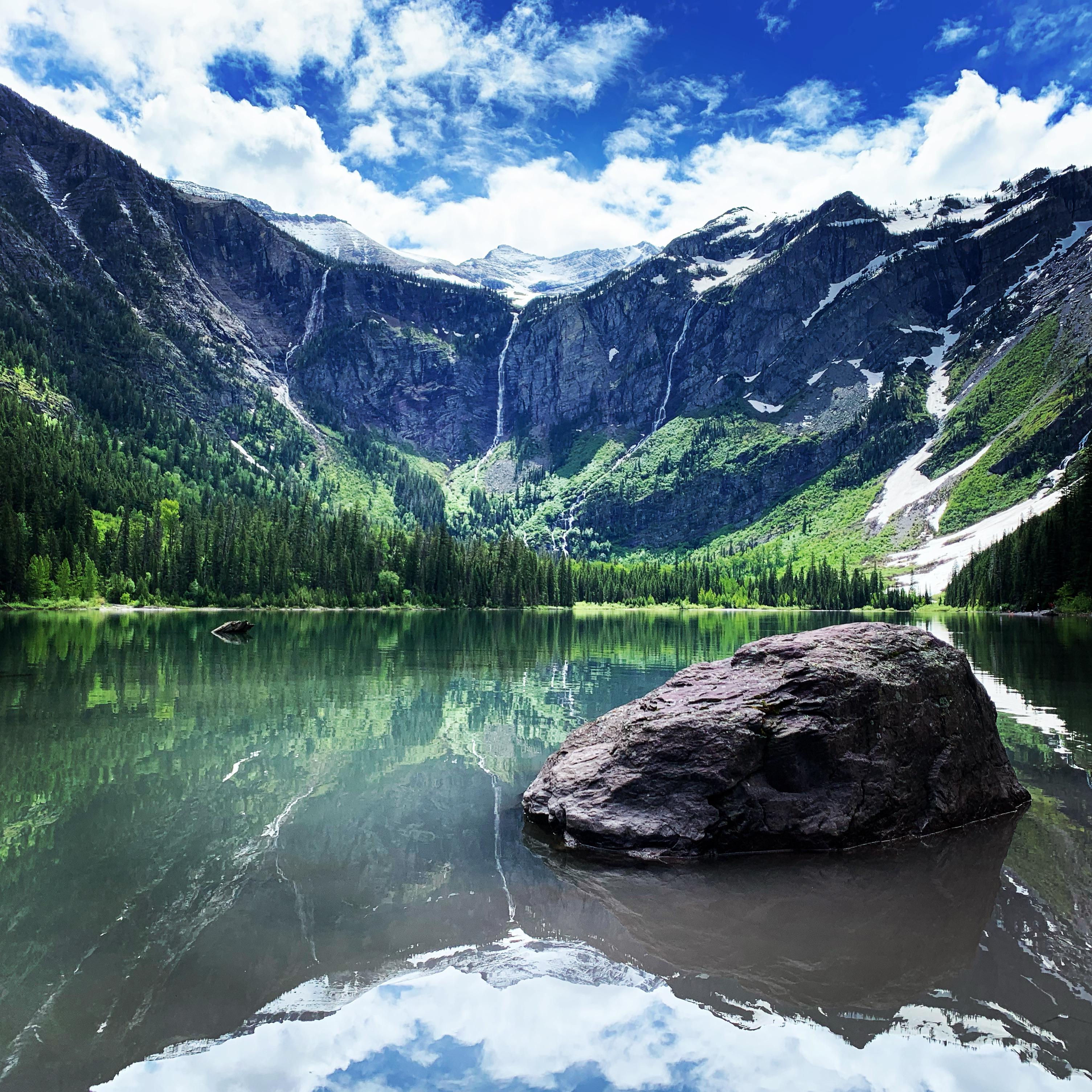 Avalanche Lake. Perfect hike's reveal. Glacier National Park June 2020 r/NationalPark
