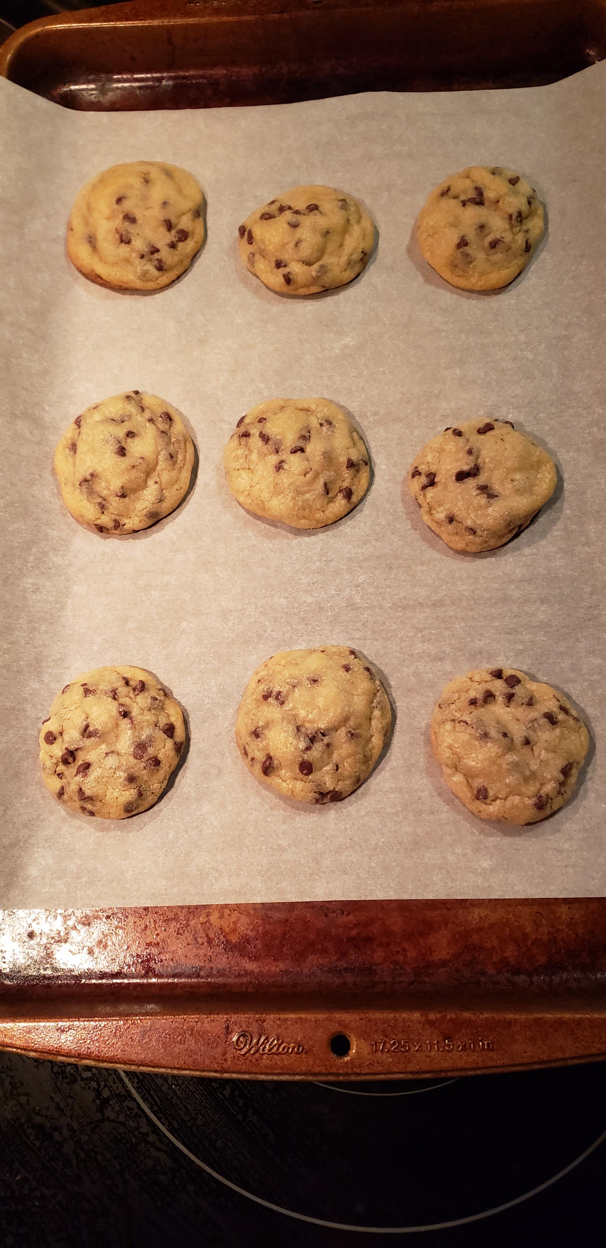 Chocolate chip cookies. Betty Crocker's recipe which is only 1/2 tsp