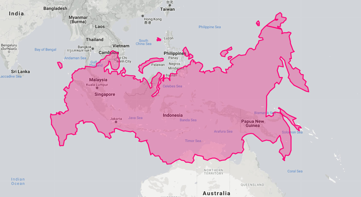 Indonesia Size Comparison State IMAGESEE