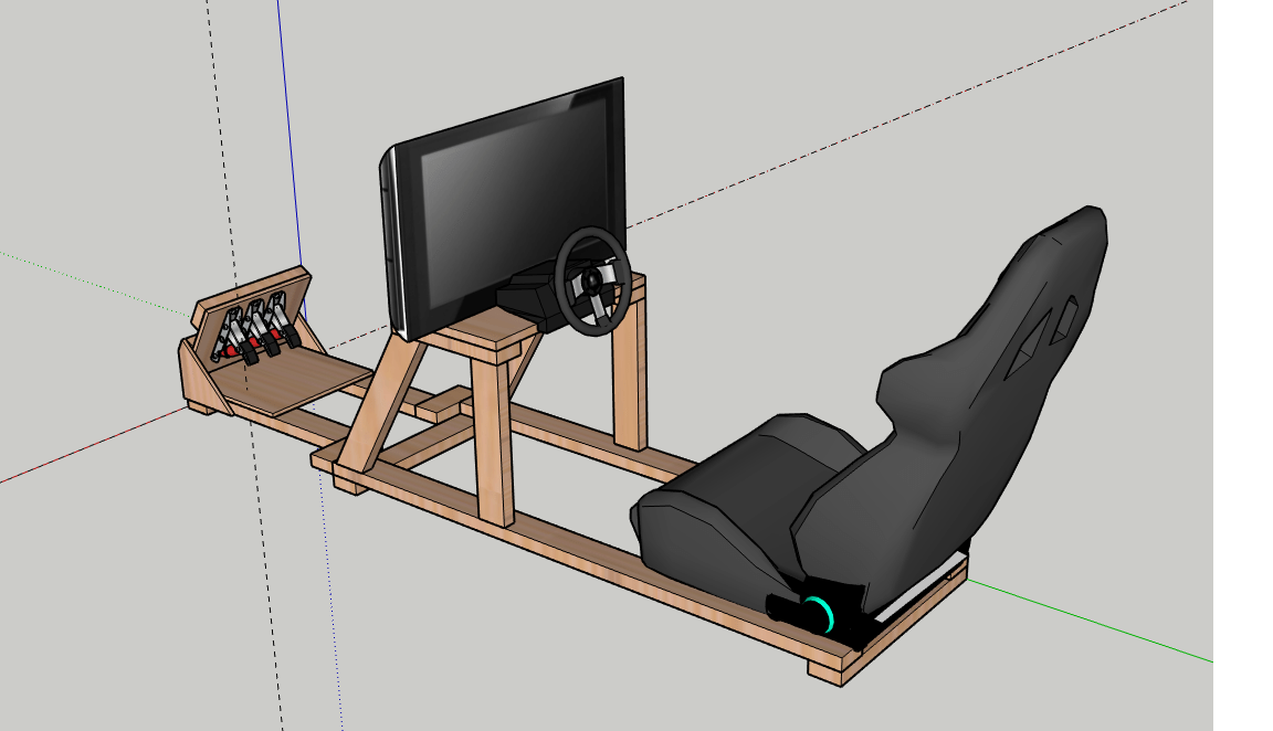 DIY sim rig design, thoughts? r/simracing