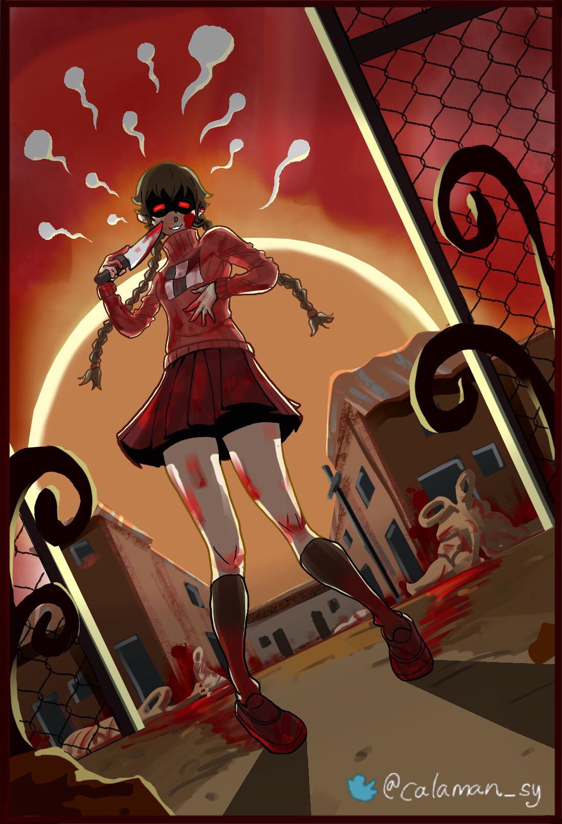 I played Dream a diary and enjoyed the knife too much r/yumenikki