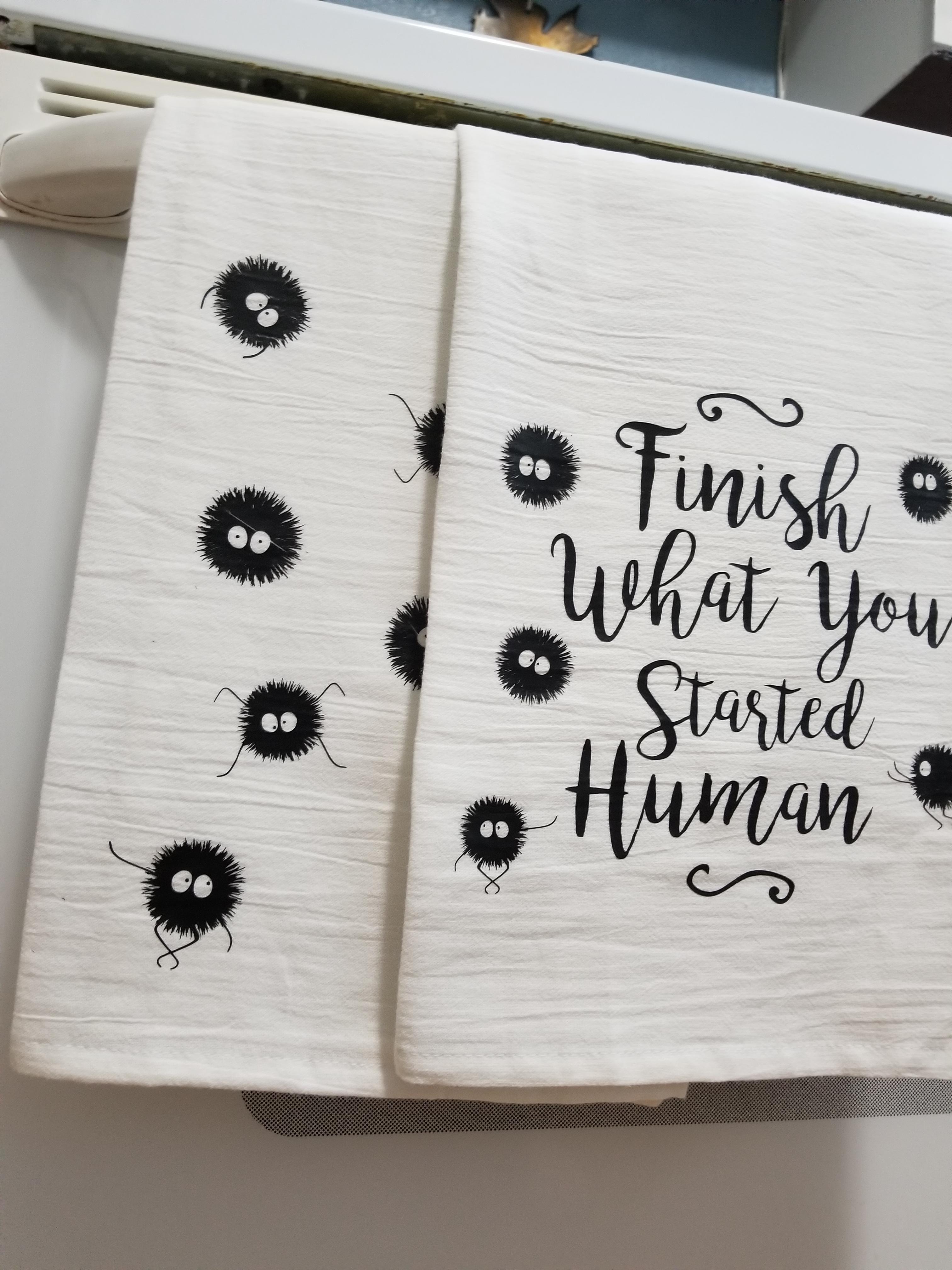 One of my favorite Ghibli quotes Finish what you started, Human r