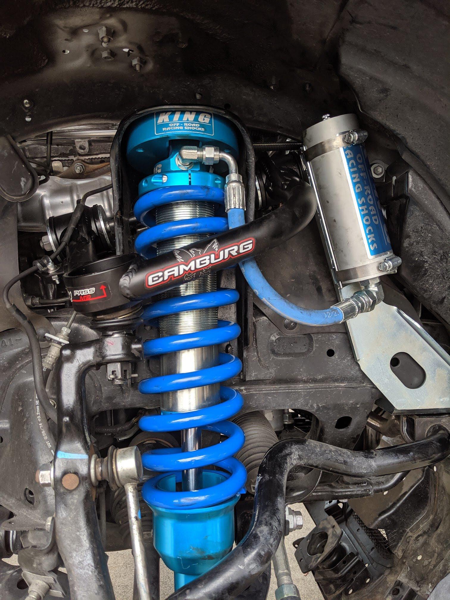 King Coilovers w/ Camburg Ball Joint UCA installed yesterday! r/4Runner