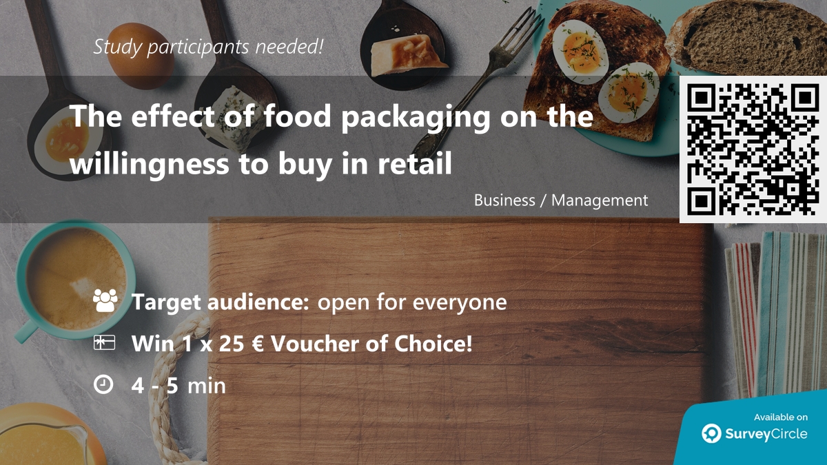 Retail Food Packaging Marketing r/SurveyCircle